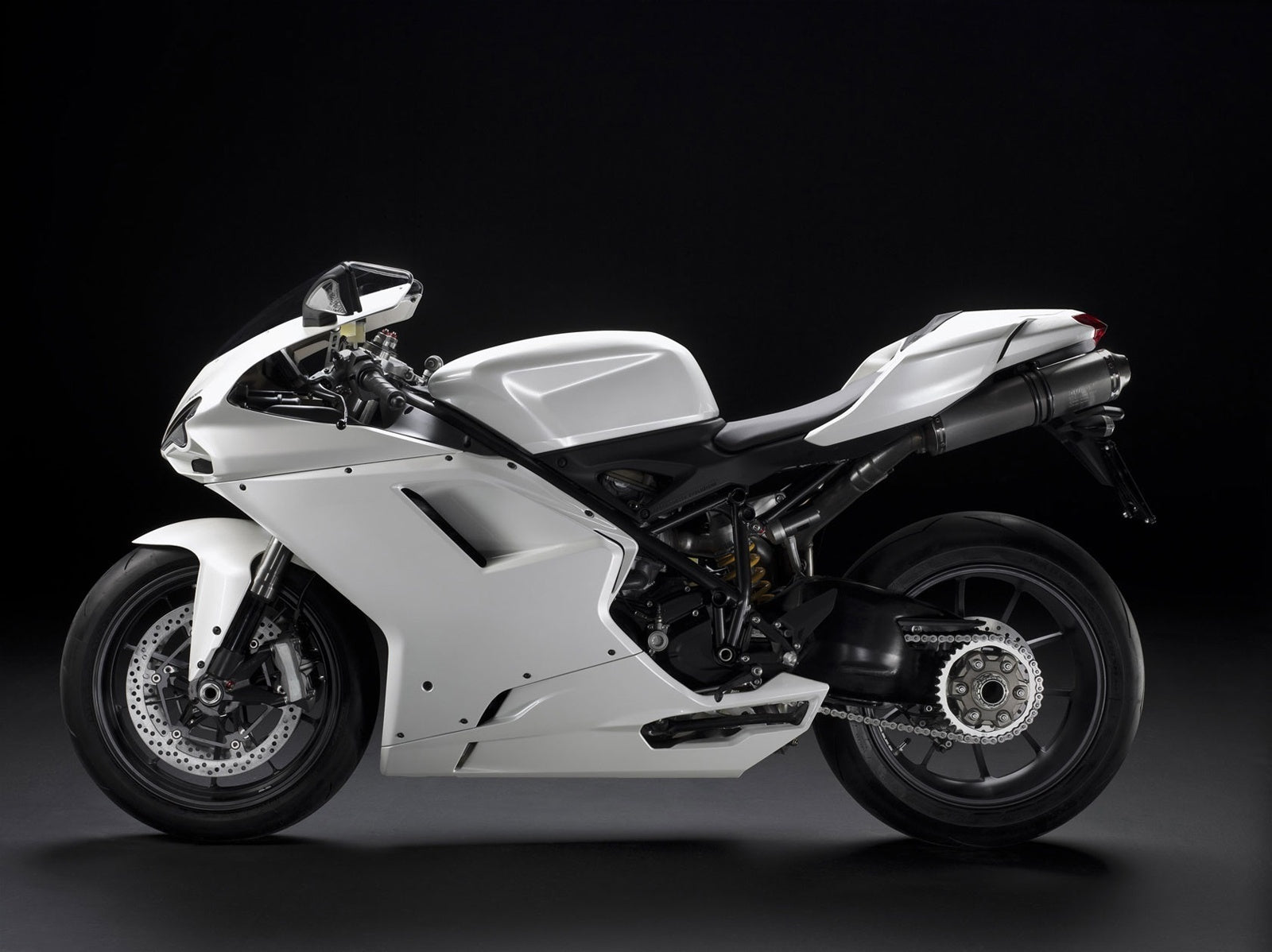 Amotopart 2007-2011 Ducati 1098/1198/848 witte kuipset