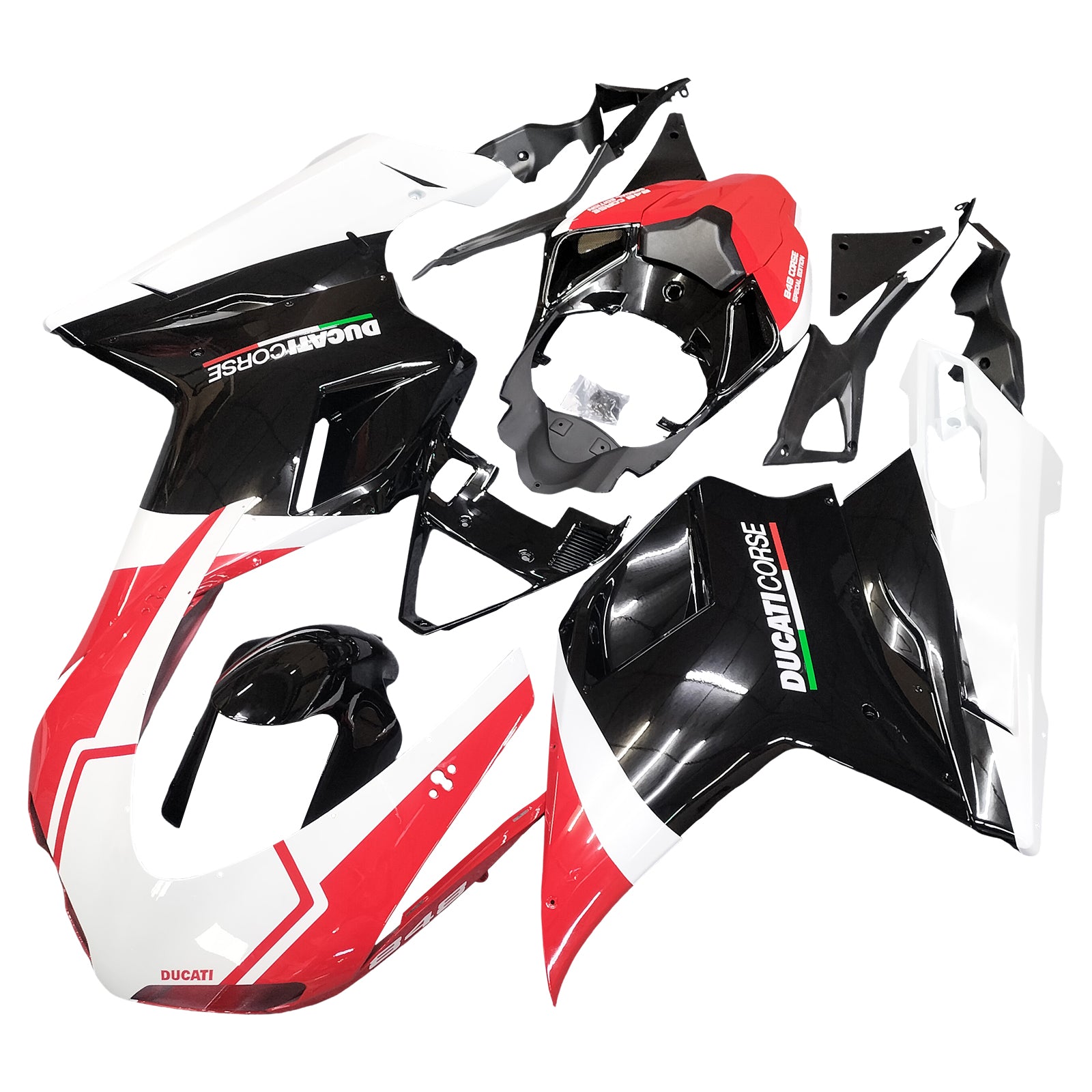 Kit carena rossa Amotopart 2007-2012 Ducati 1098