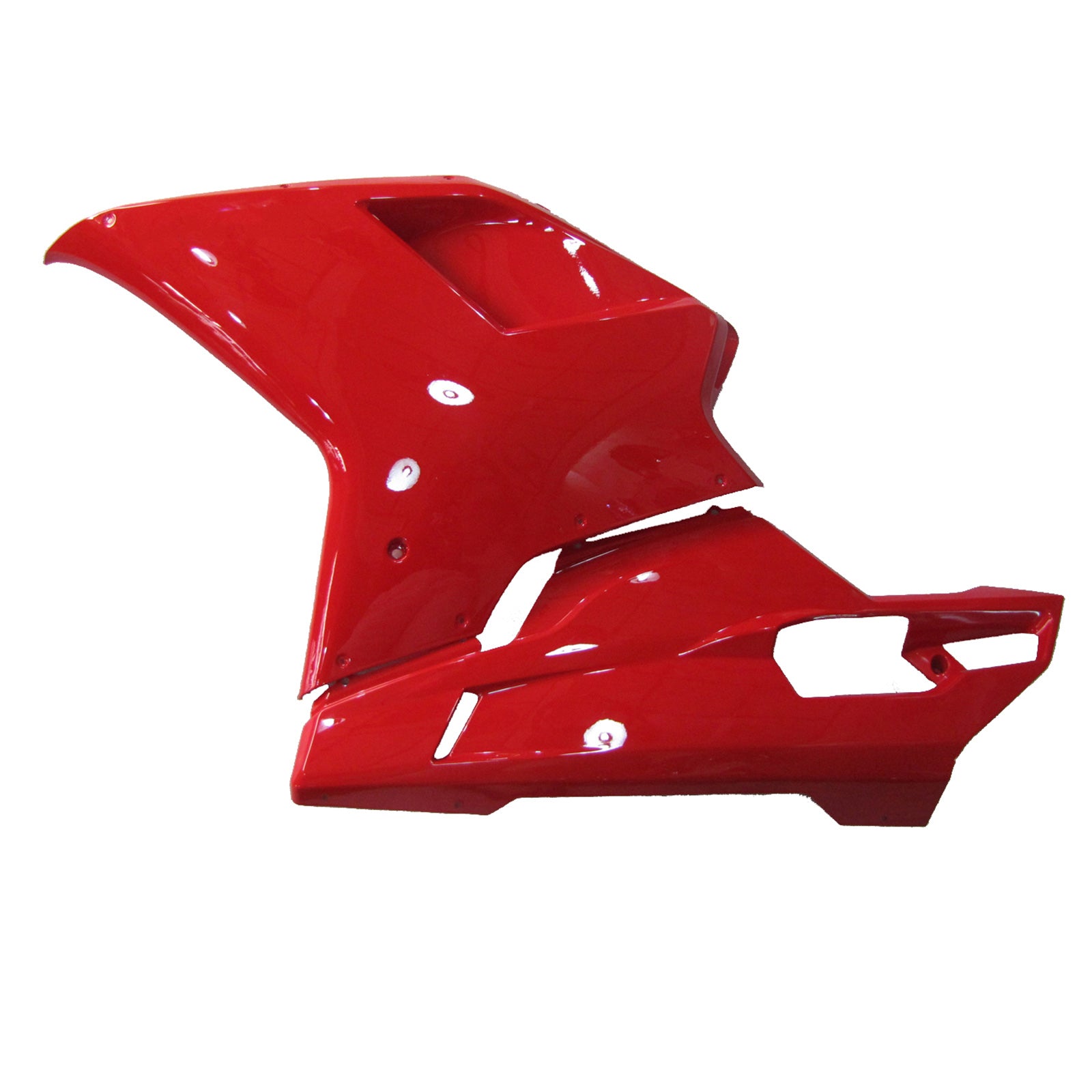 Amotopart All Years Ducati 1098 1198 848 Kit de carénage rouge