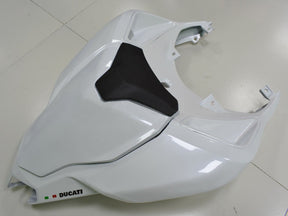 Amotopart 2007-2012 Ducati 848 Black White Fairing Kit