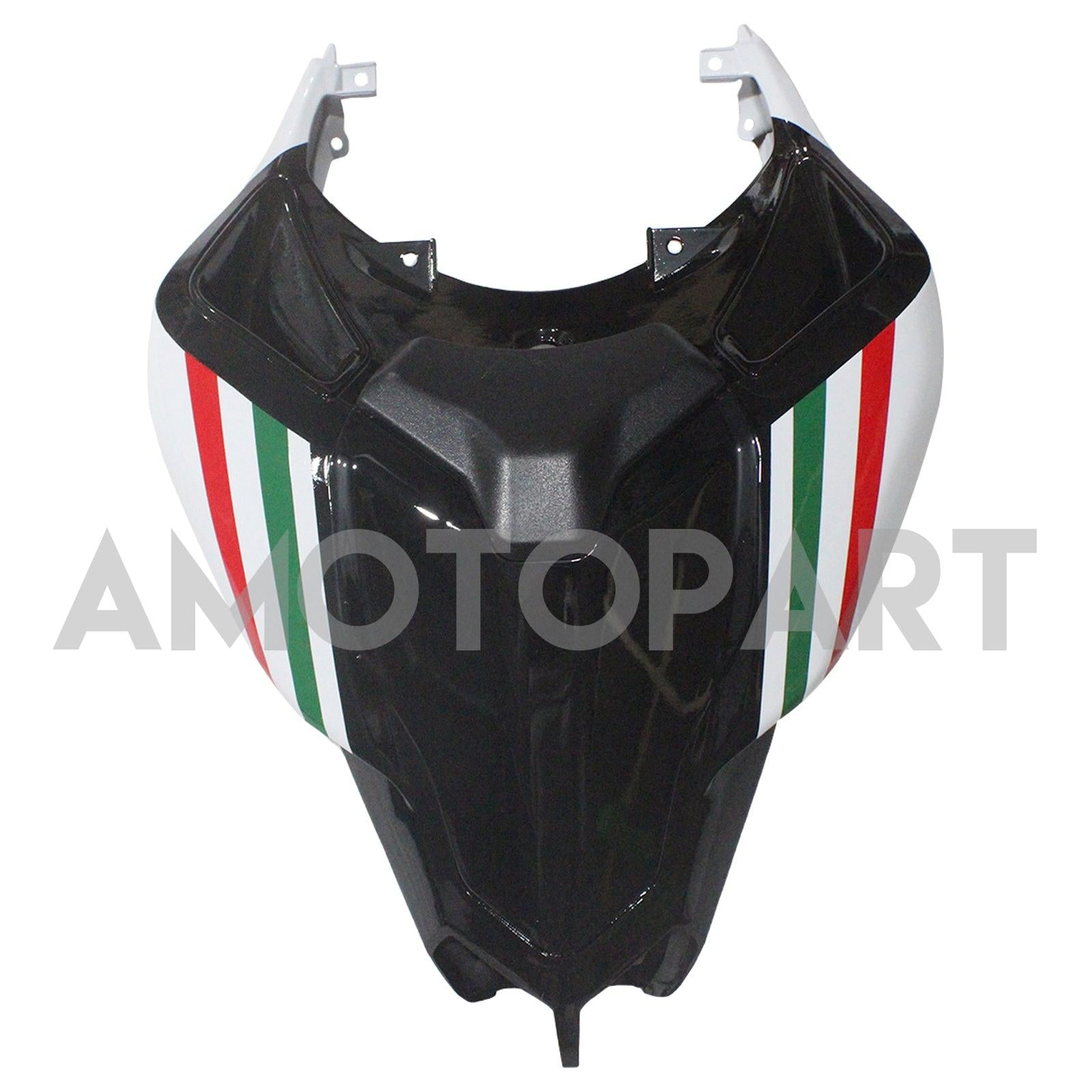 Amotopart Ducati alla år 1098/1198/848 Black White Fairing Kit