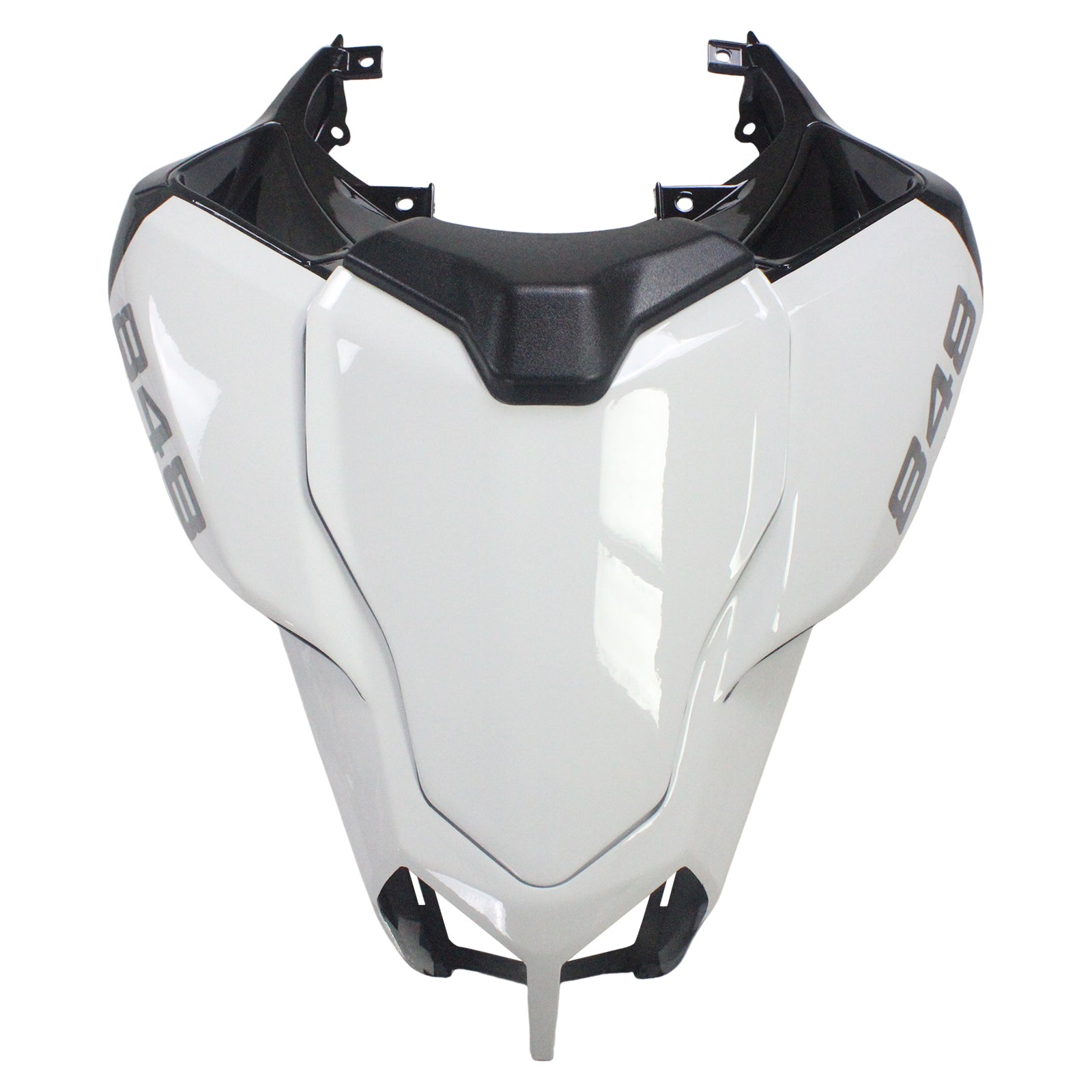 Amotopart Ducati All Years 1098/1198/848 Black Mix White Fairing Kit