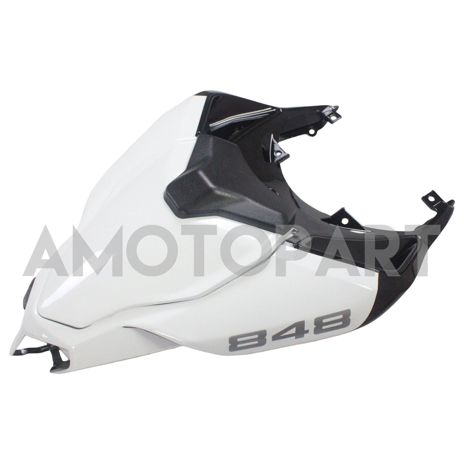 Amotopart Ducati All Years 1098/1198/848 Black Mix White Fairing Kit