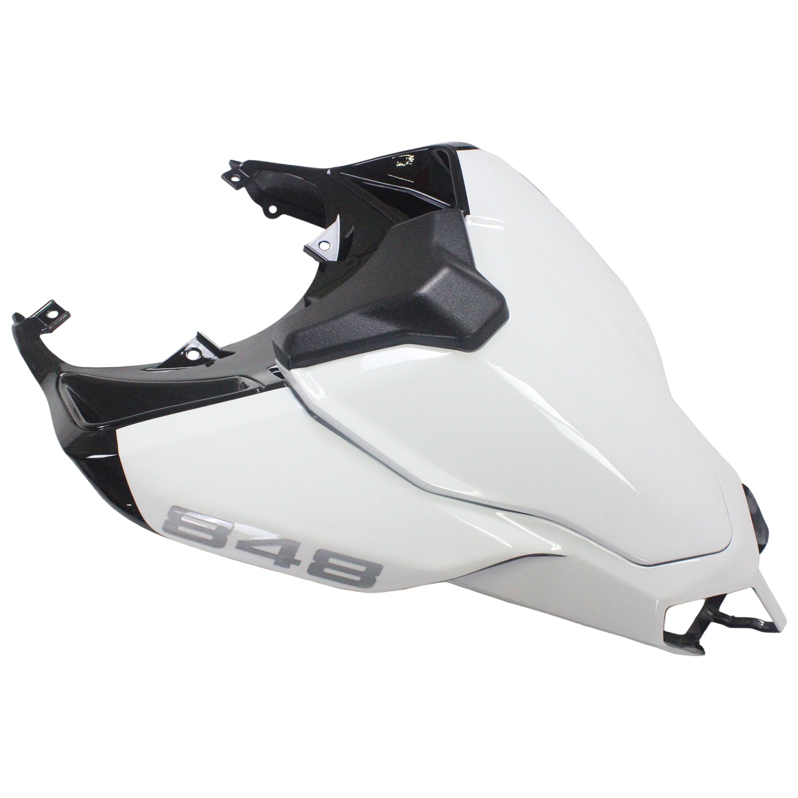 Amotopart Ducati All Years 1098/1198/848 Black Mix White Fairing Kit