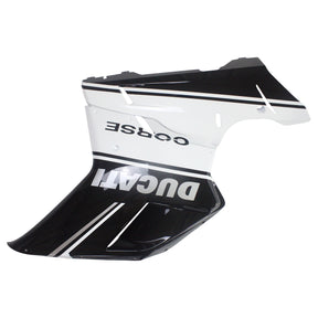 Amotopart Ducati 2007-2012 1098/1198/848 Black Mix White Fairing Kit