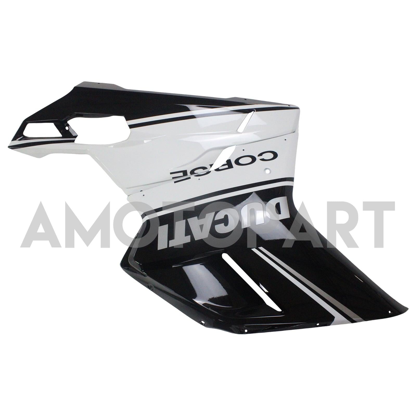 Amotopart Ducati All Years 1098/1198/848 Black Mix White Fairing Kit