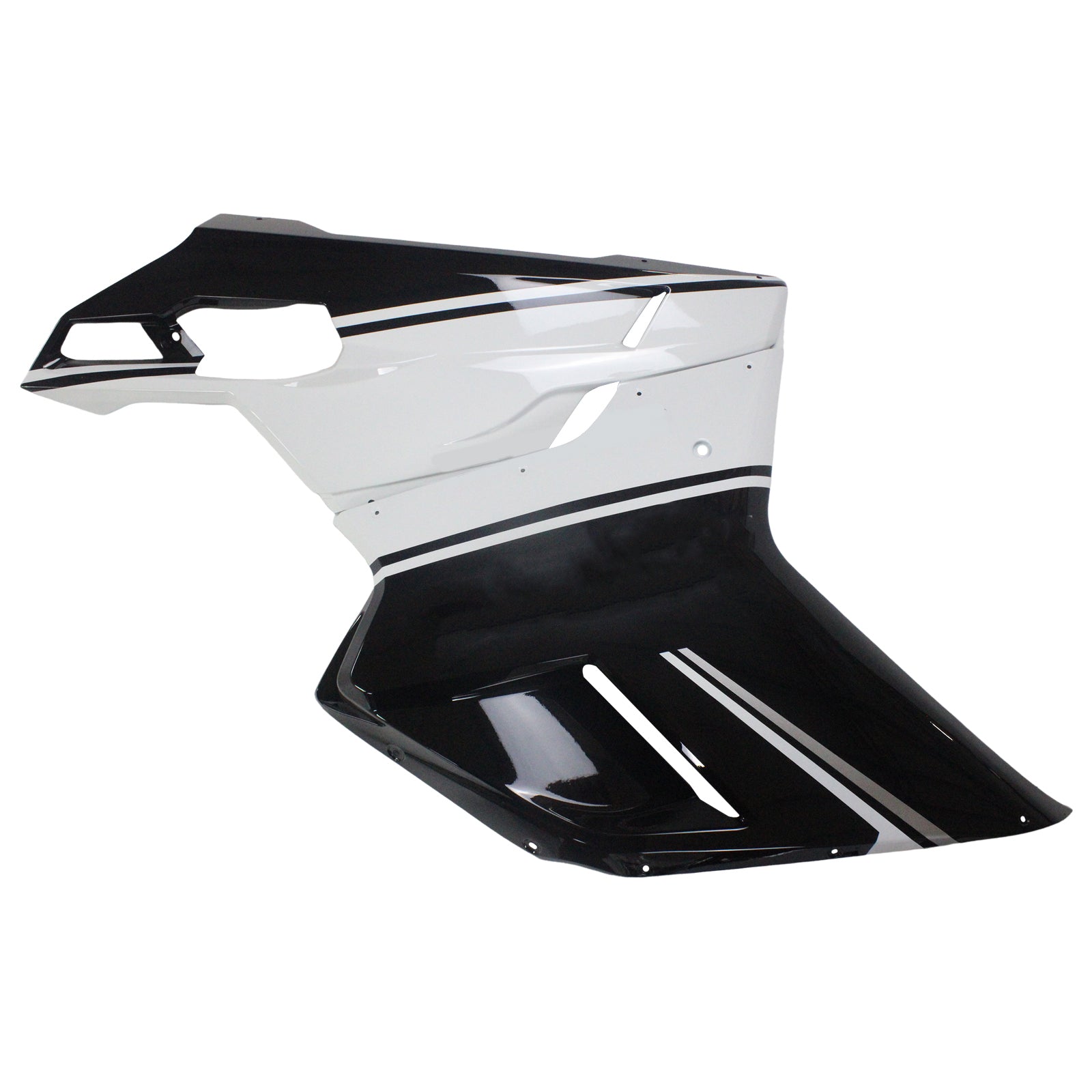 Amotopart Ducati All Years 1098/1198/848 Black Mix White Fairing Kit