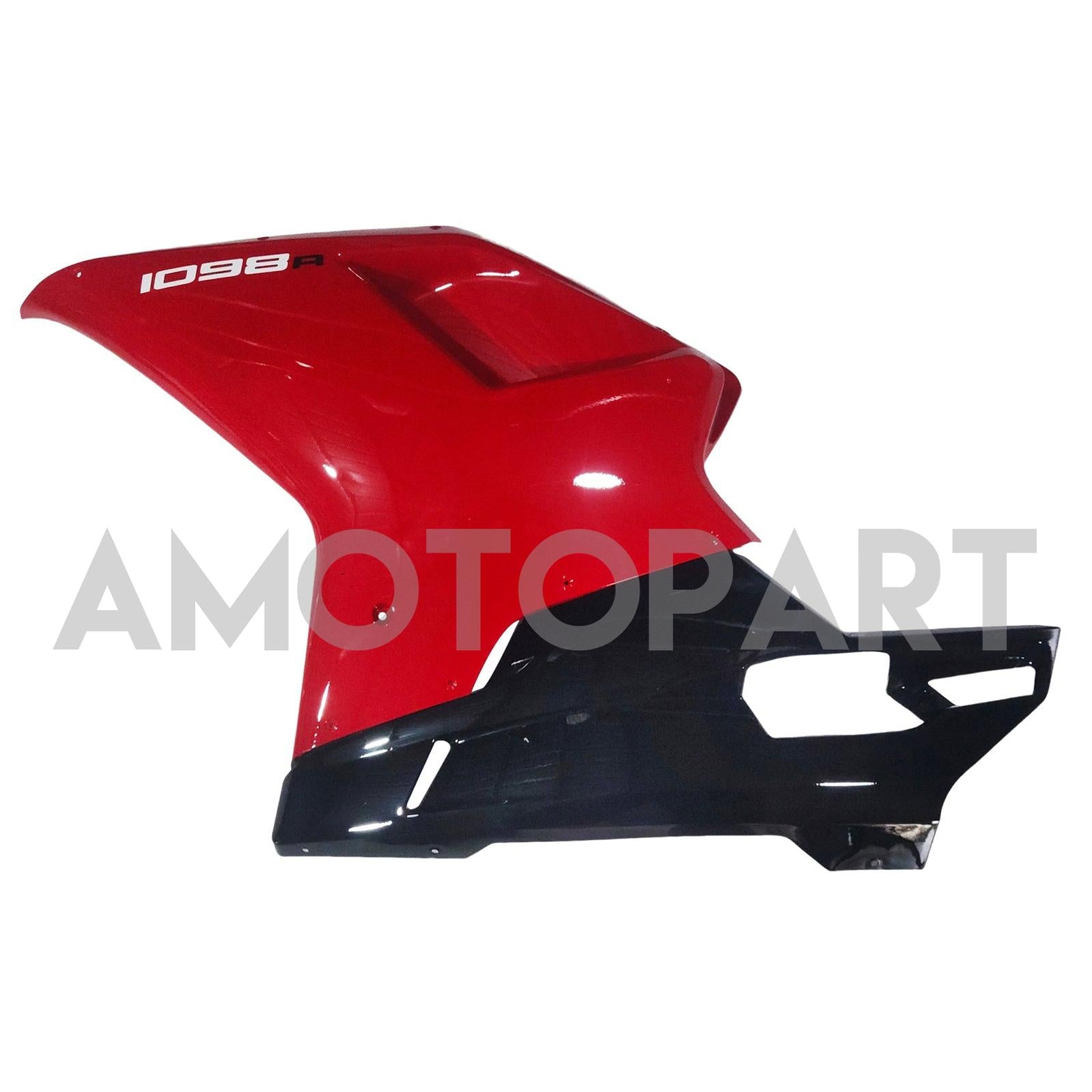Amotopart Ducati alla år 1098/1198/848 Black Red Fairing Kit