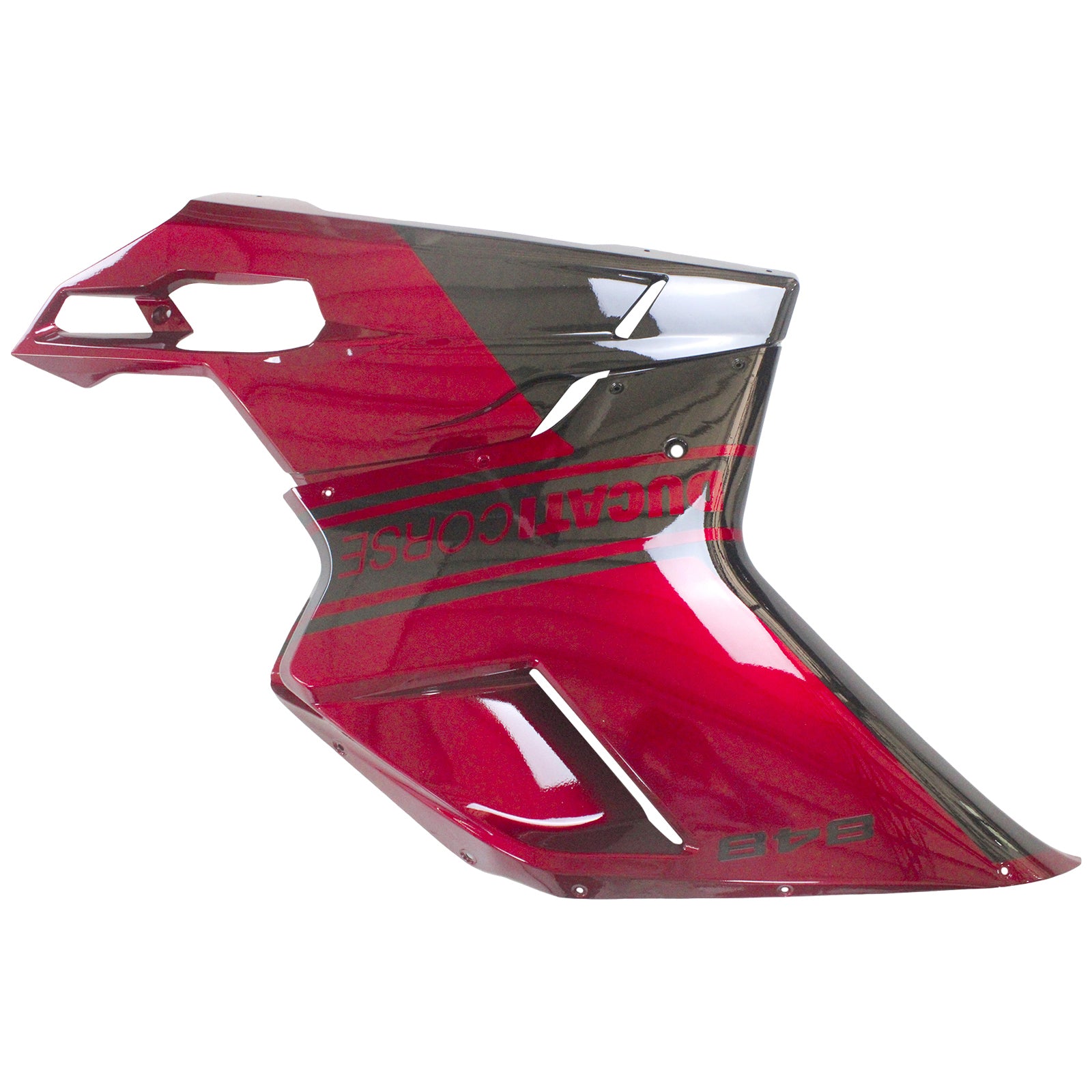 Amotopart All Years Ducati 1098 1198 848 Dark Red Fairing Kit