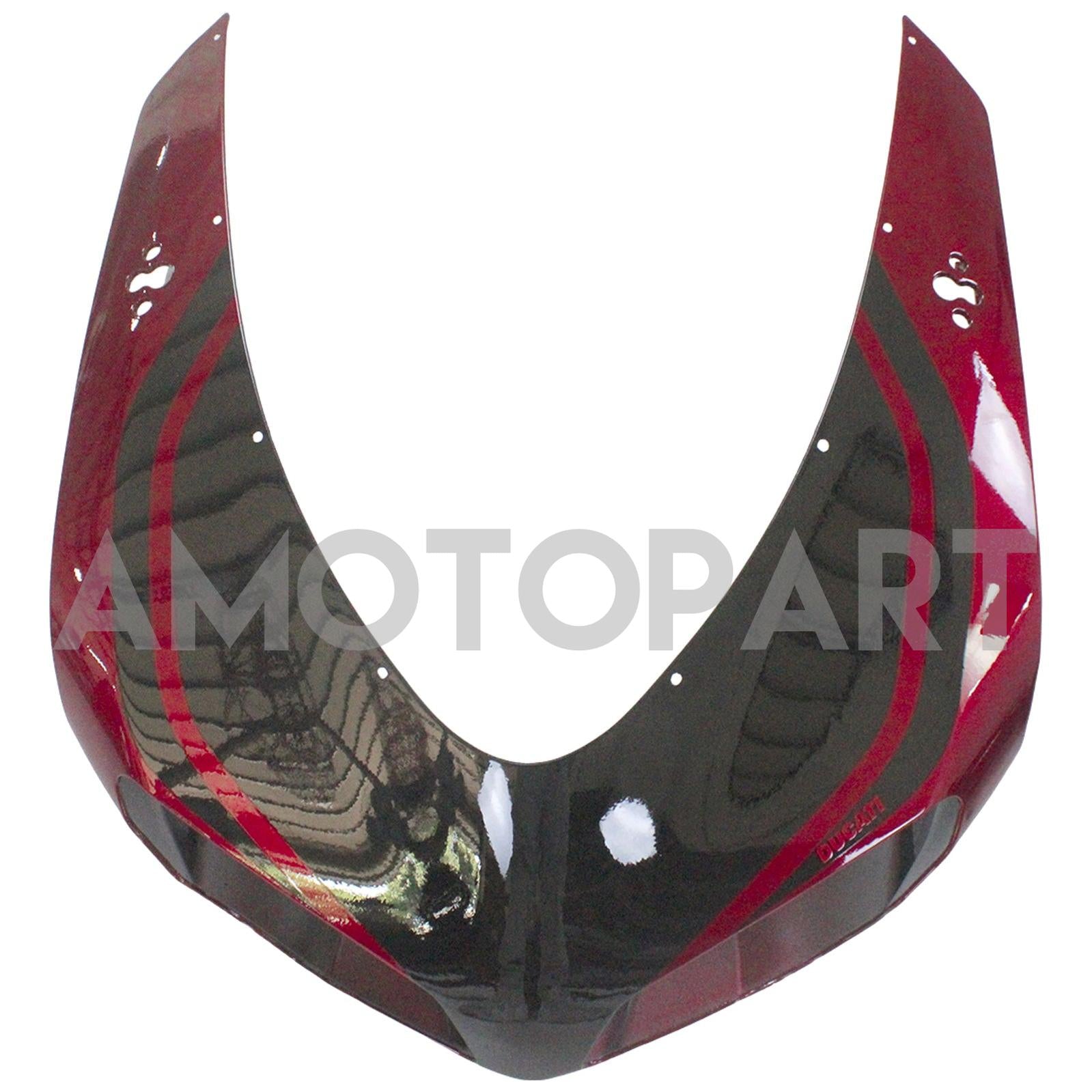 Amotopart All Years Ducati 1098 1198 848 Dark Red Fairing Kit