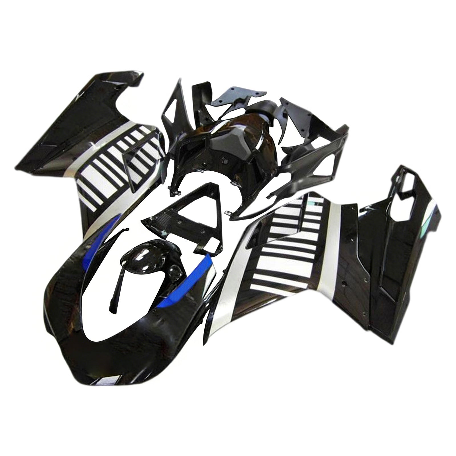Amotopart All Years Ducati 1098 1198 848 Black&White Fairing Kit