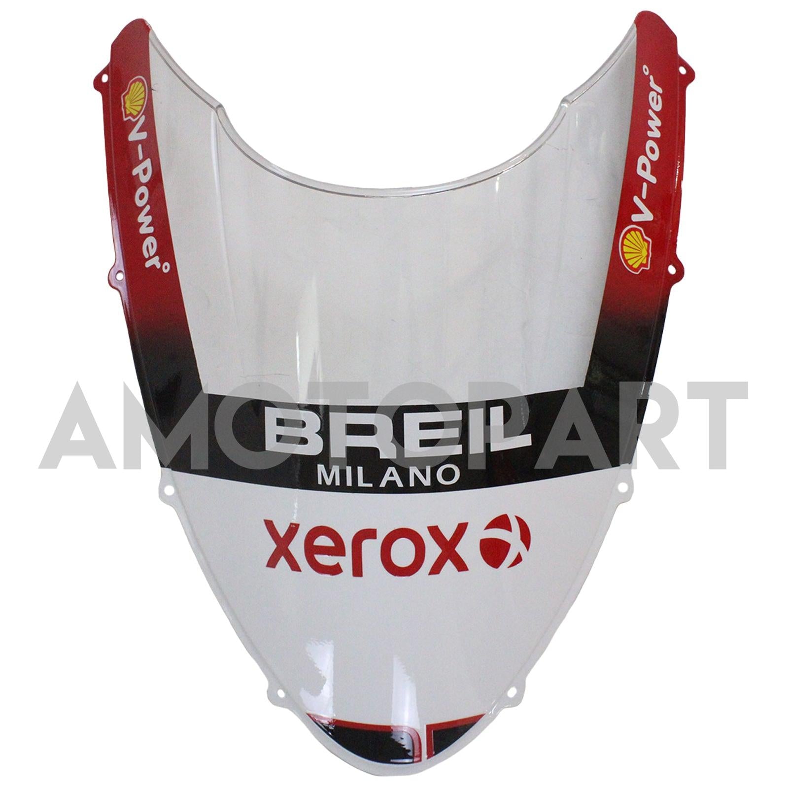 Amotopart All Years Ducati 1098 1198 848 Red&White Style7 Fairing Kit