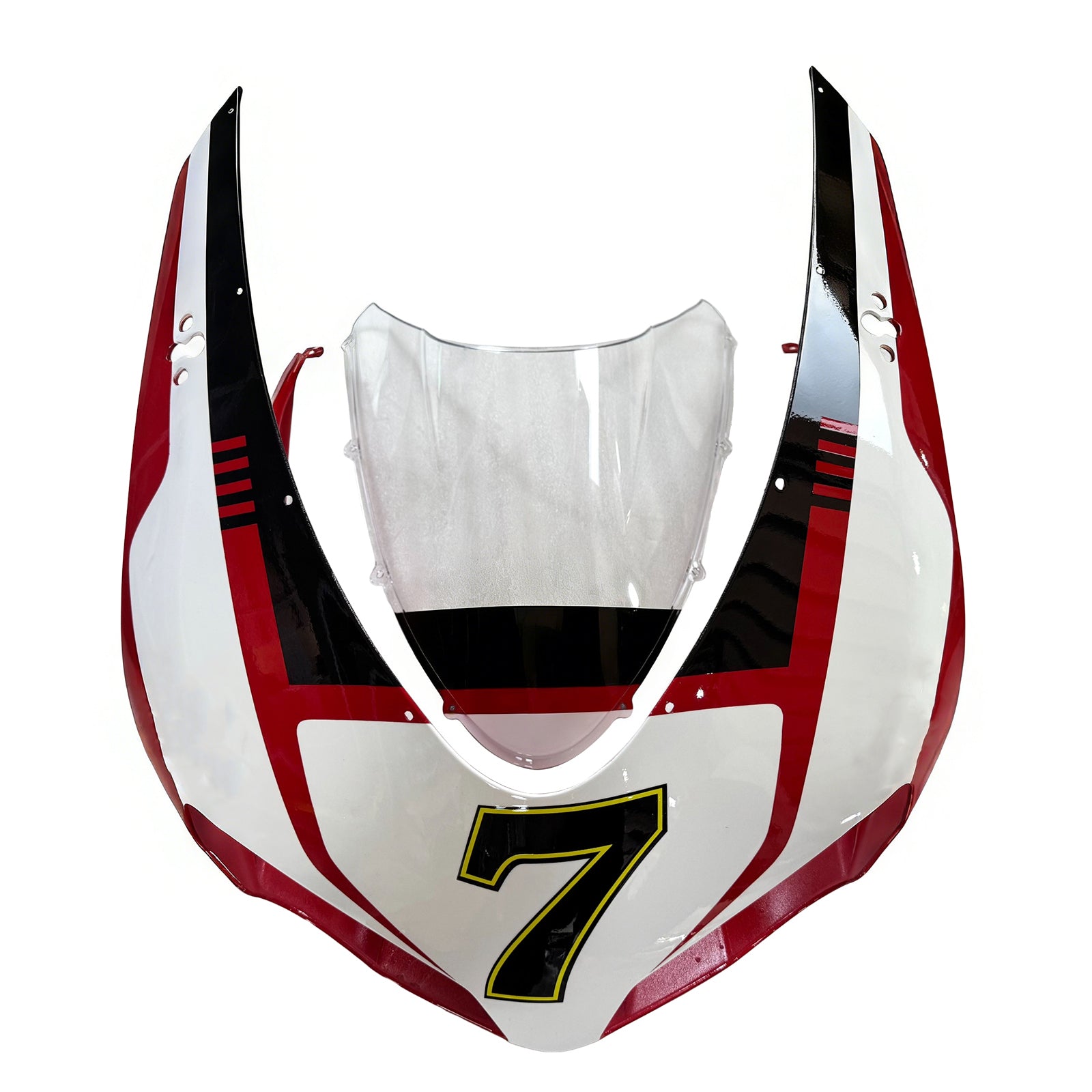 Amotopart Todos los años Ducati 1098 1198 848 Kit de carenado negro blanco rojo