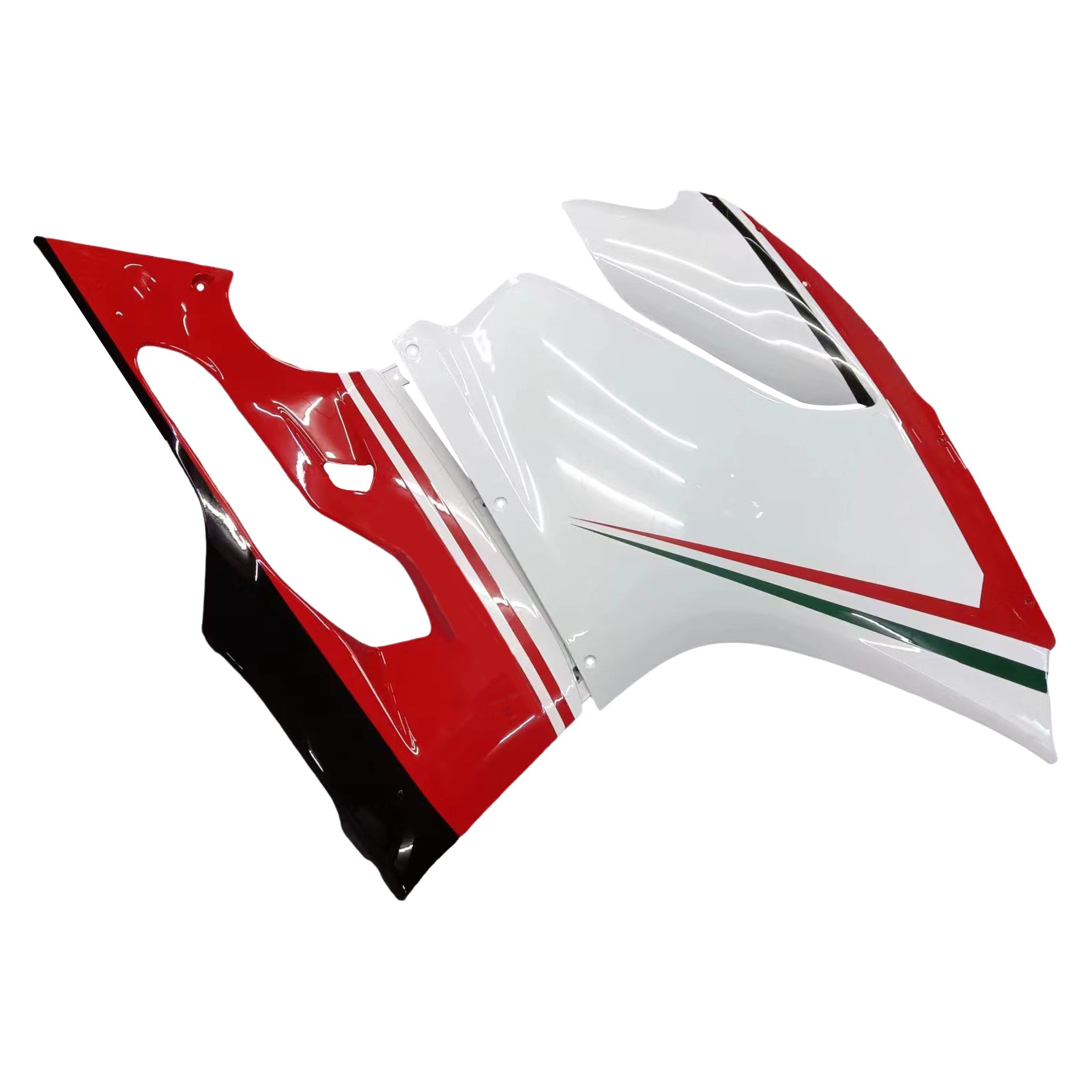 Amotopart Ducati 1199 899 2012-2015 Rot&Weißes Verkleidungsset