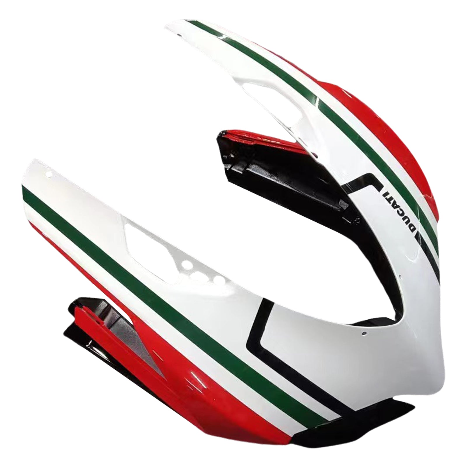 Amotopart Ducati 1199 899 2012-2015 Kit de carénage rouge et blanc