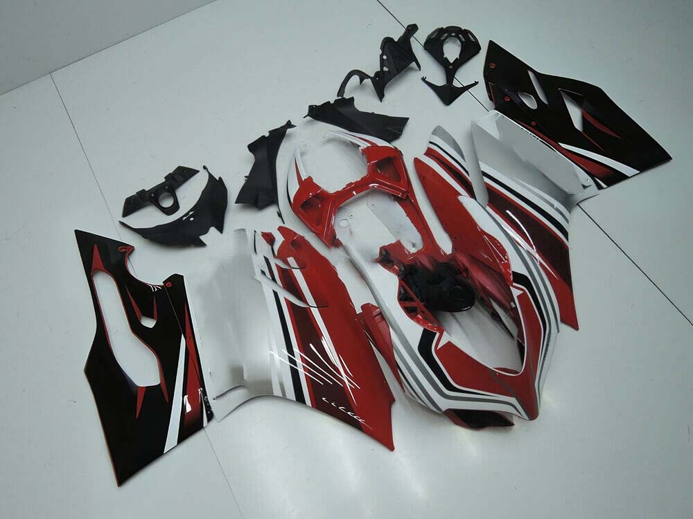 Amotopart 2012-2015 1199/899 Ducati Red&Black Style4 Faring Kit
