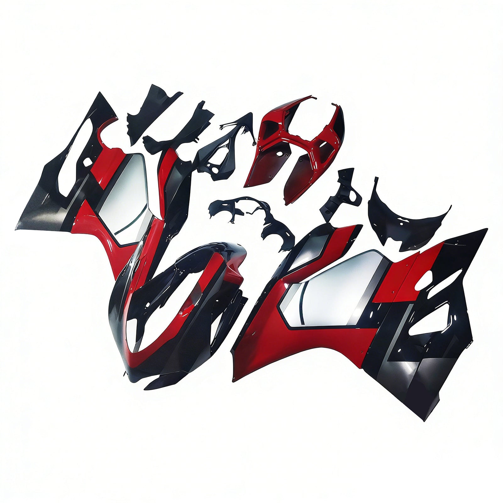 Amotopart 2012-2015 1199/899 Ducati Red & Black Style2 Failing Kit