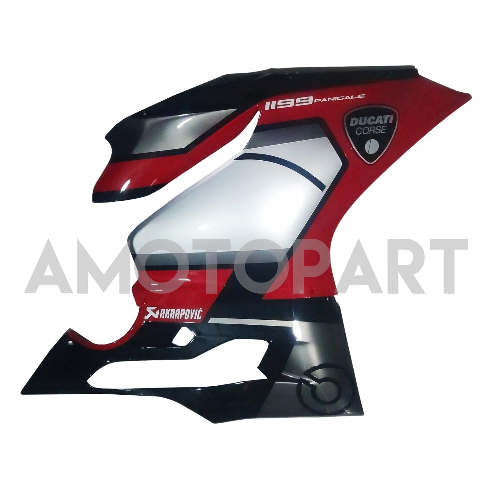 Amotopart 2012-2015 1199/899 Ducati Red&Black Style2 Faring Kit