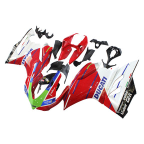 Amotopart Ducati 2012-2015 1199/899 Red Blue Line Fairing Kit