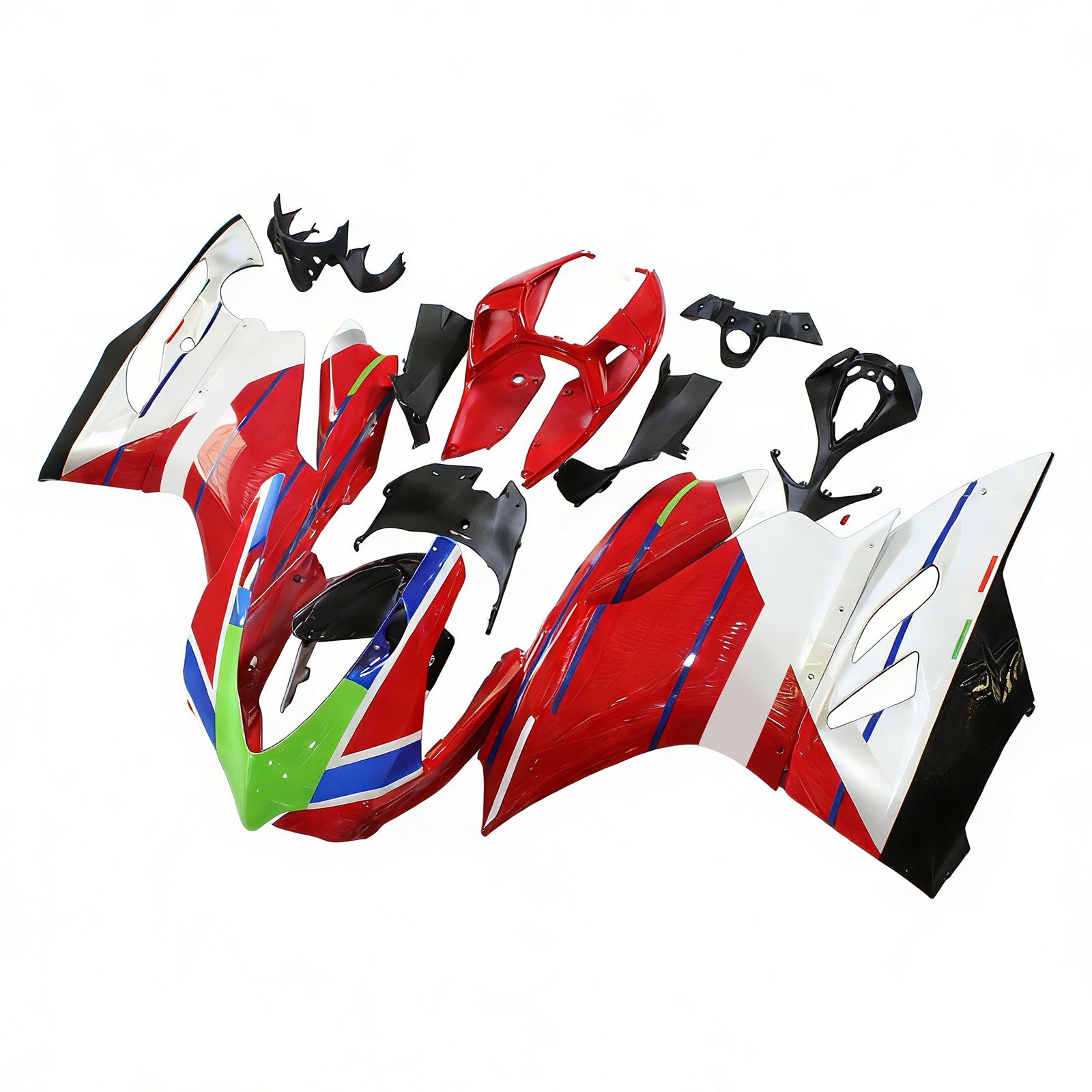 Amotopart Ducati 2012–2015 1199/899 Red Blue Line Verkleidungsset