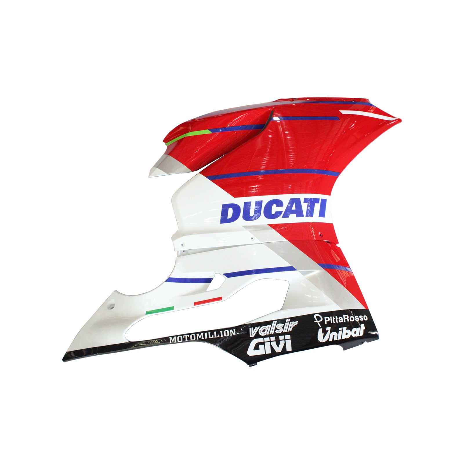 Amotopart Ducati 2012-2015 1199/899 レッド ブルー ライン フェアリングキット