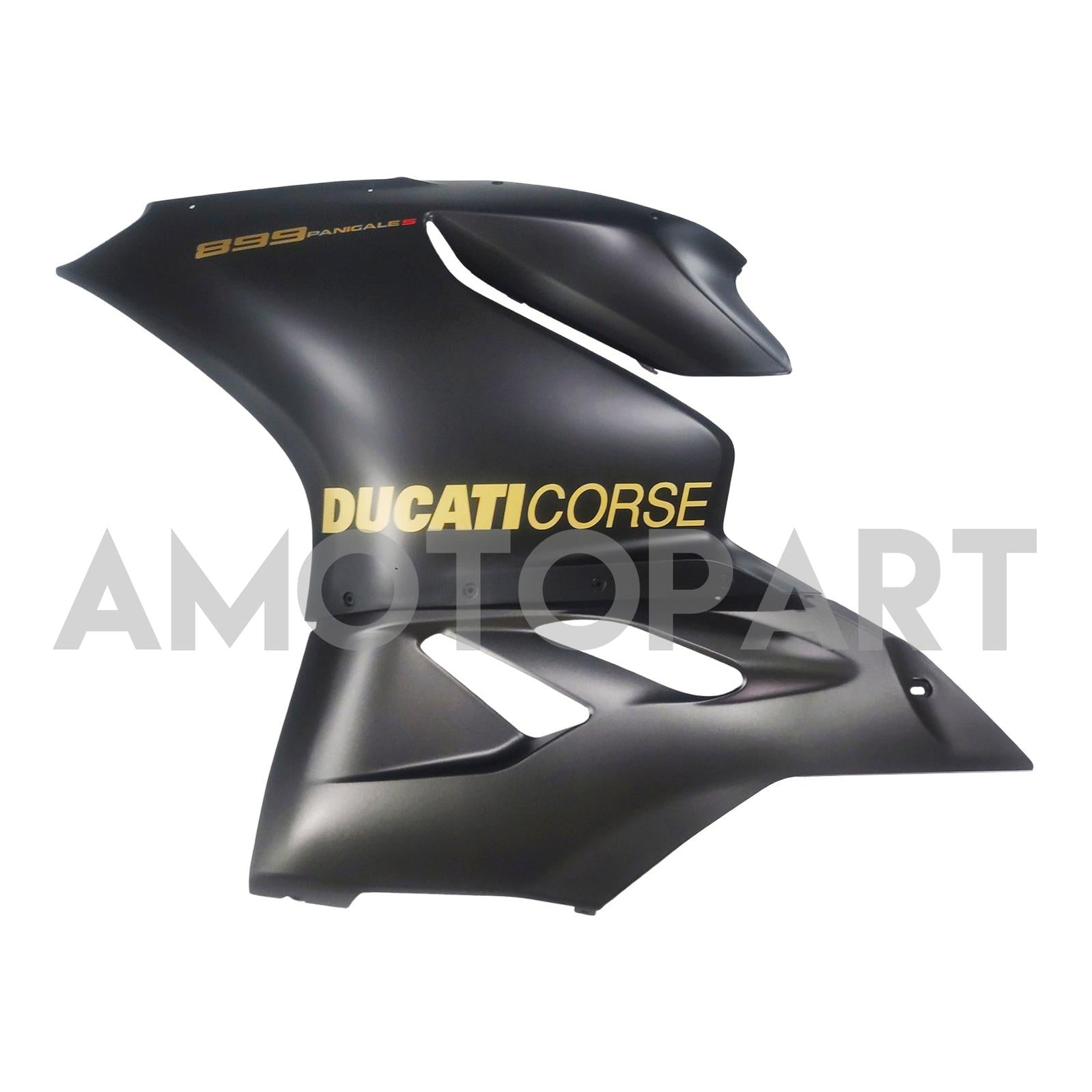 Amotopart 2012-2015 Ducati 1199 899 Mattschwarz mit Gold Logo Abzugskit