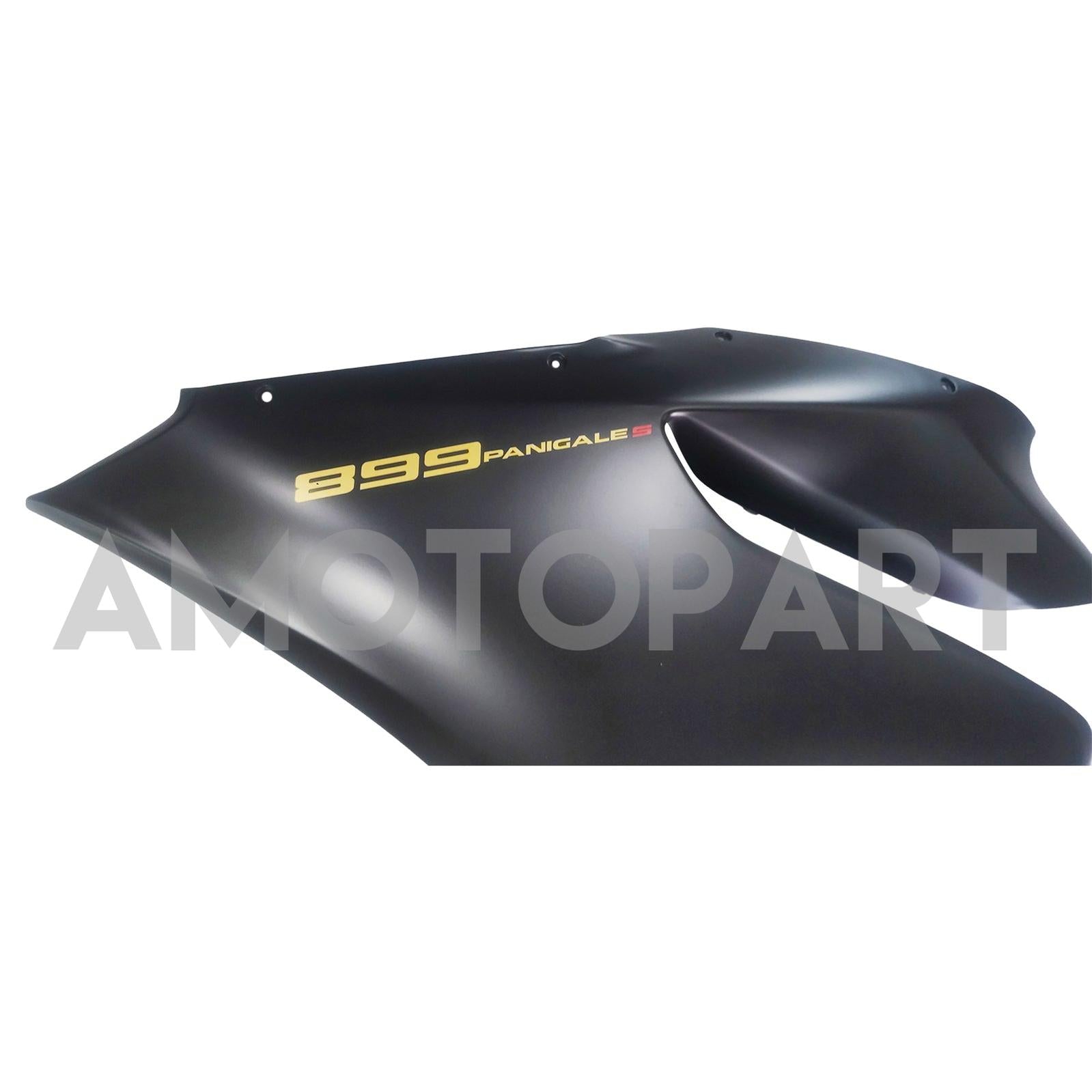 Amotopart 2012-2015 Ducati 1199 899 Mattschwarz mit Gold Logo Abzugskit