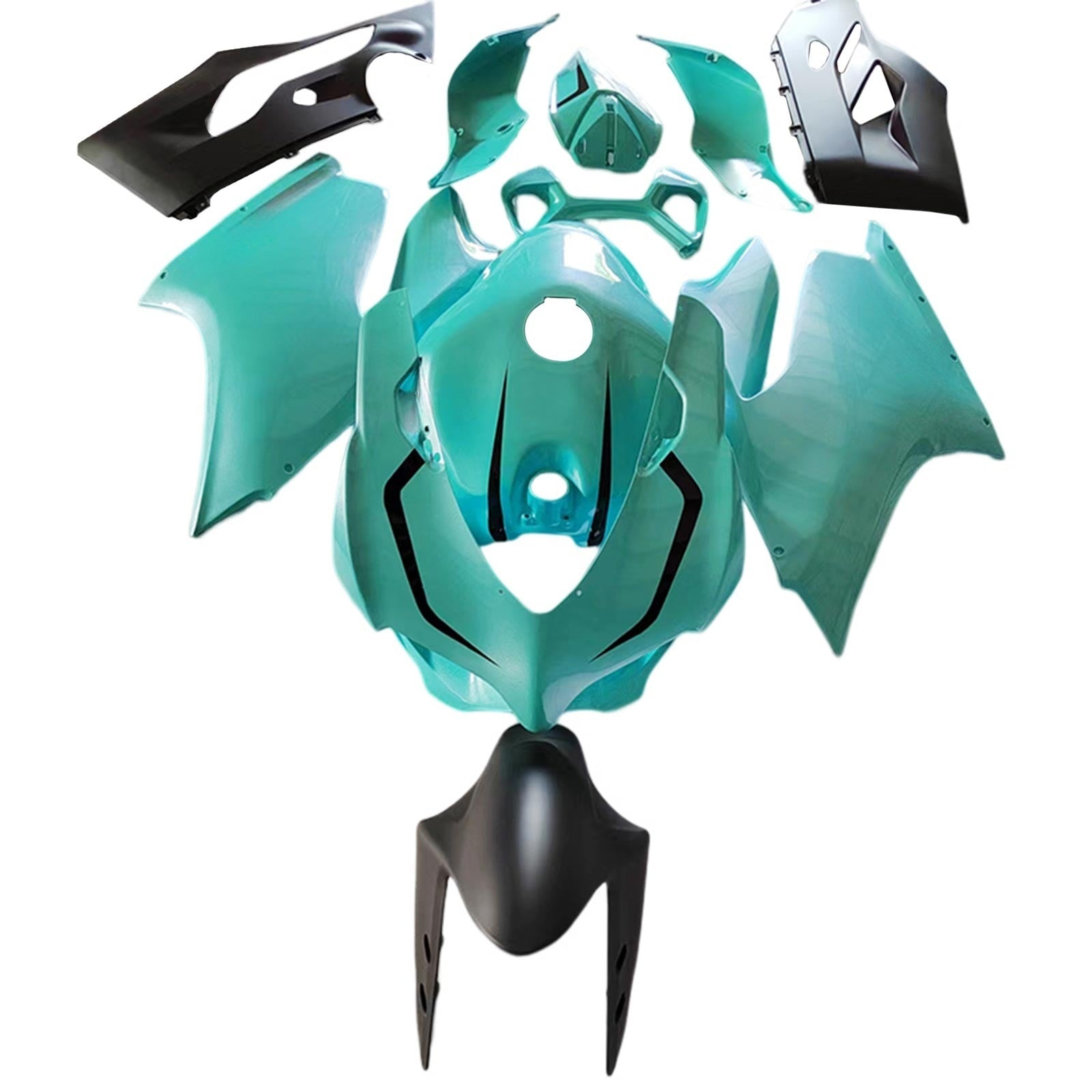 Amotopart 2012-2015 Ducati 1199 899 Blue&Green Fairing Kit