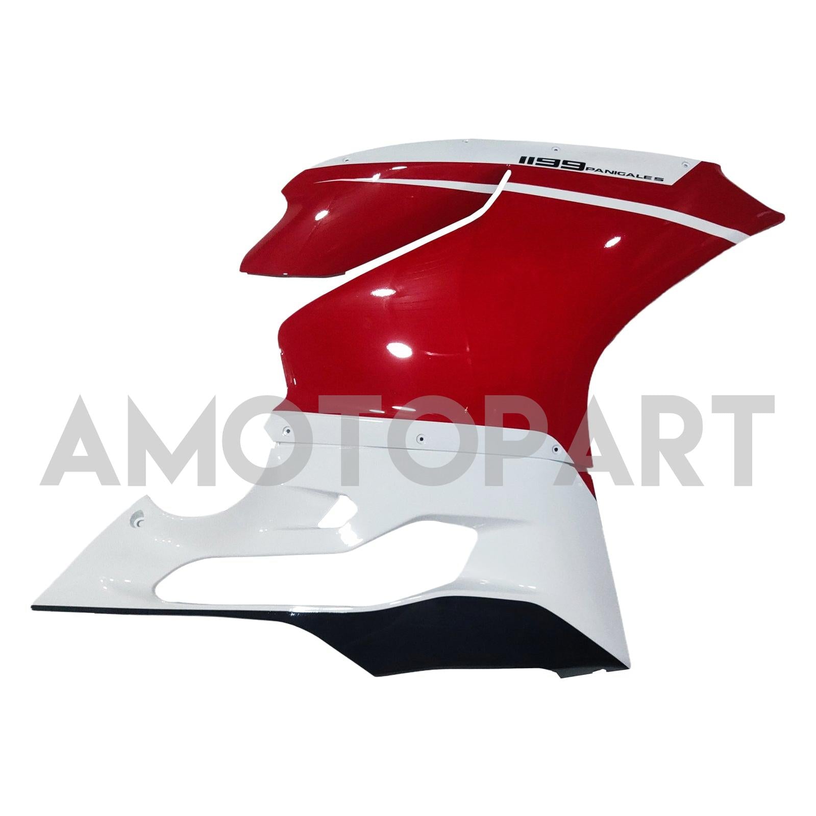 Amotopart Ducati 1199 899 2012-2015 Red&White Style2 Fairing Kit