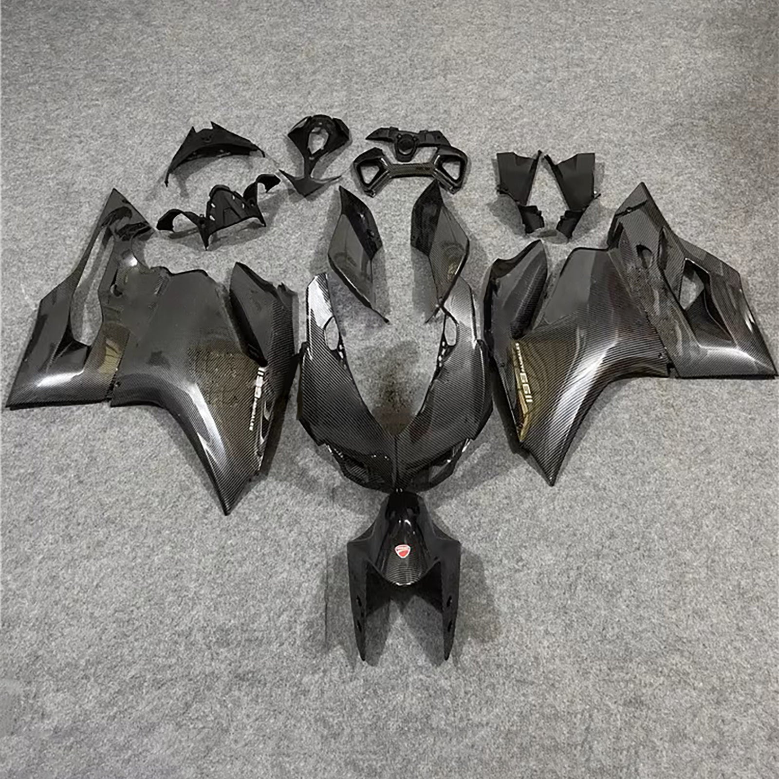 Amotopart 2012-2015 Ducati 1199/899 Carbon Fiber Pattern Fairing Kit