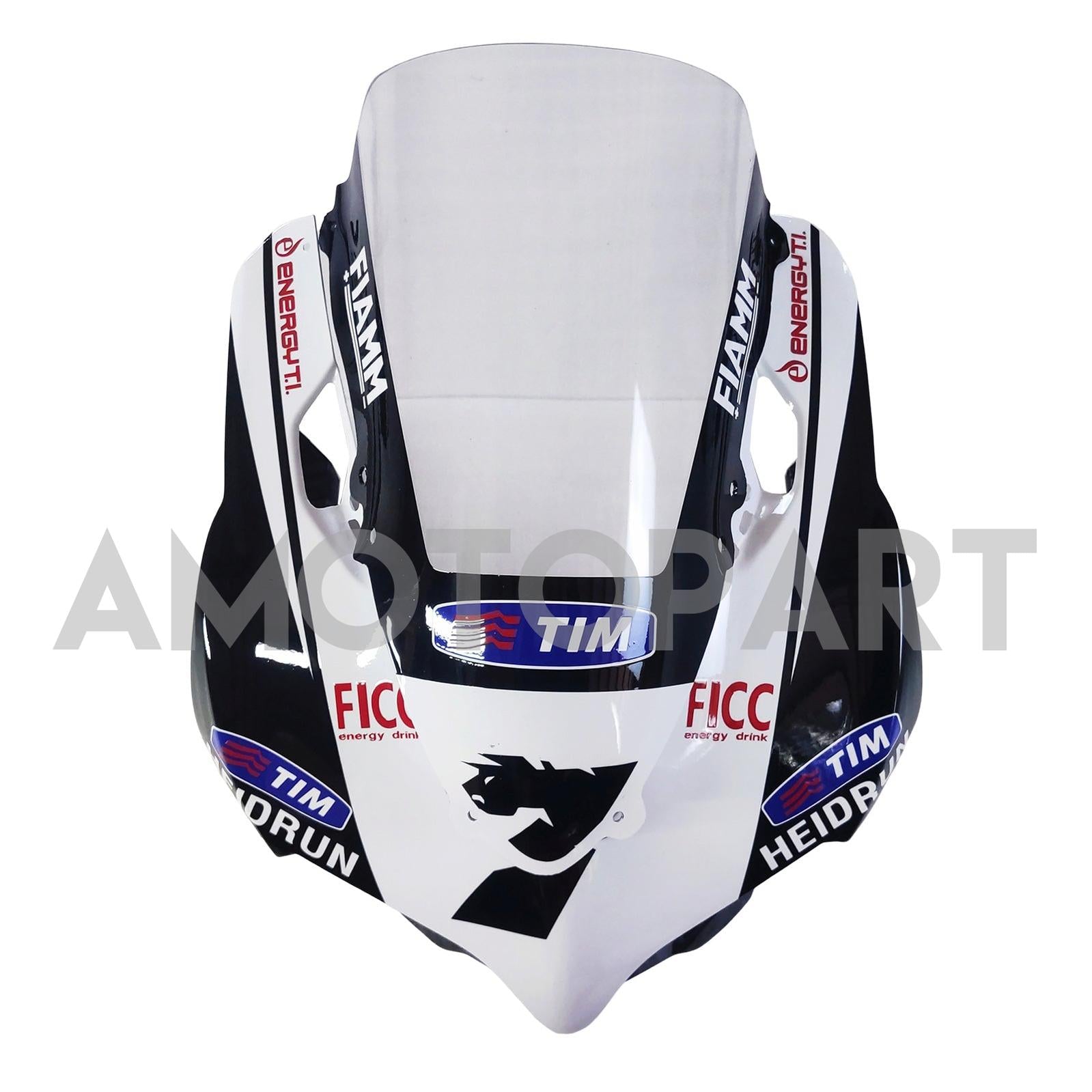 Amotopart 2012-2015 Ducati 1199/899 White Black Fairing Kit