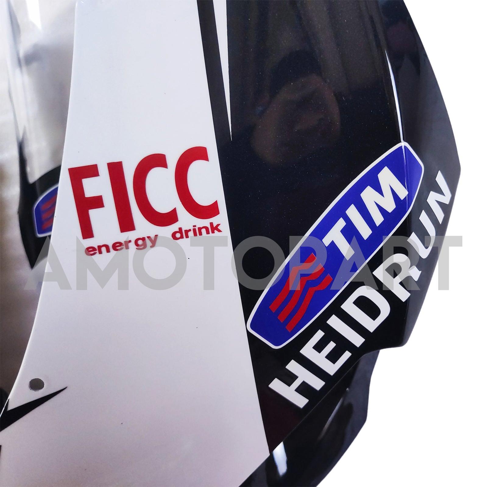 Amotopart 2012-2015 Ducati 1199/899 White Black Fairing Kit