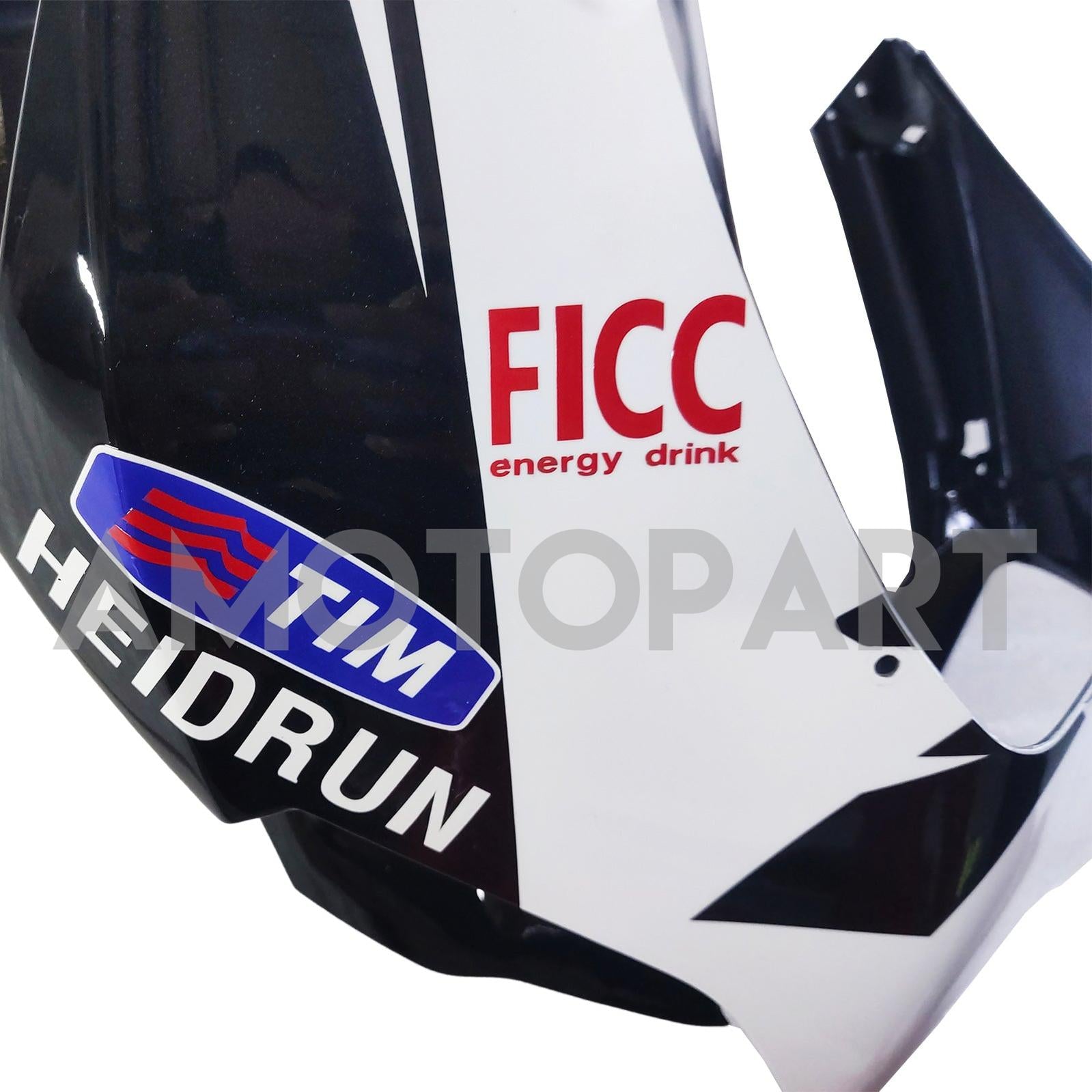 Amotopart 2012-2015 Ducati 1199/899 White Black Fairing Kit