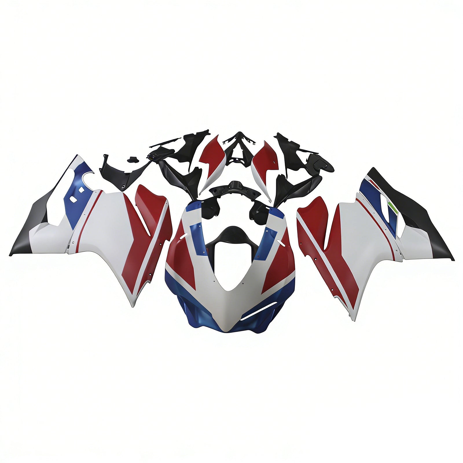 Amotopart 2015-2020 Ducati 1299 959 Red & Blue Fairing Kit