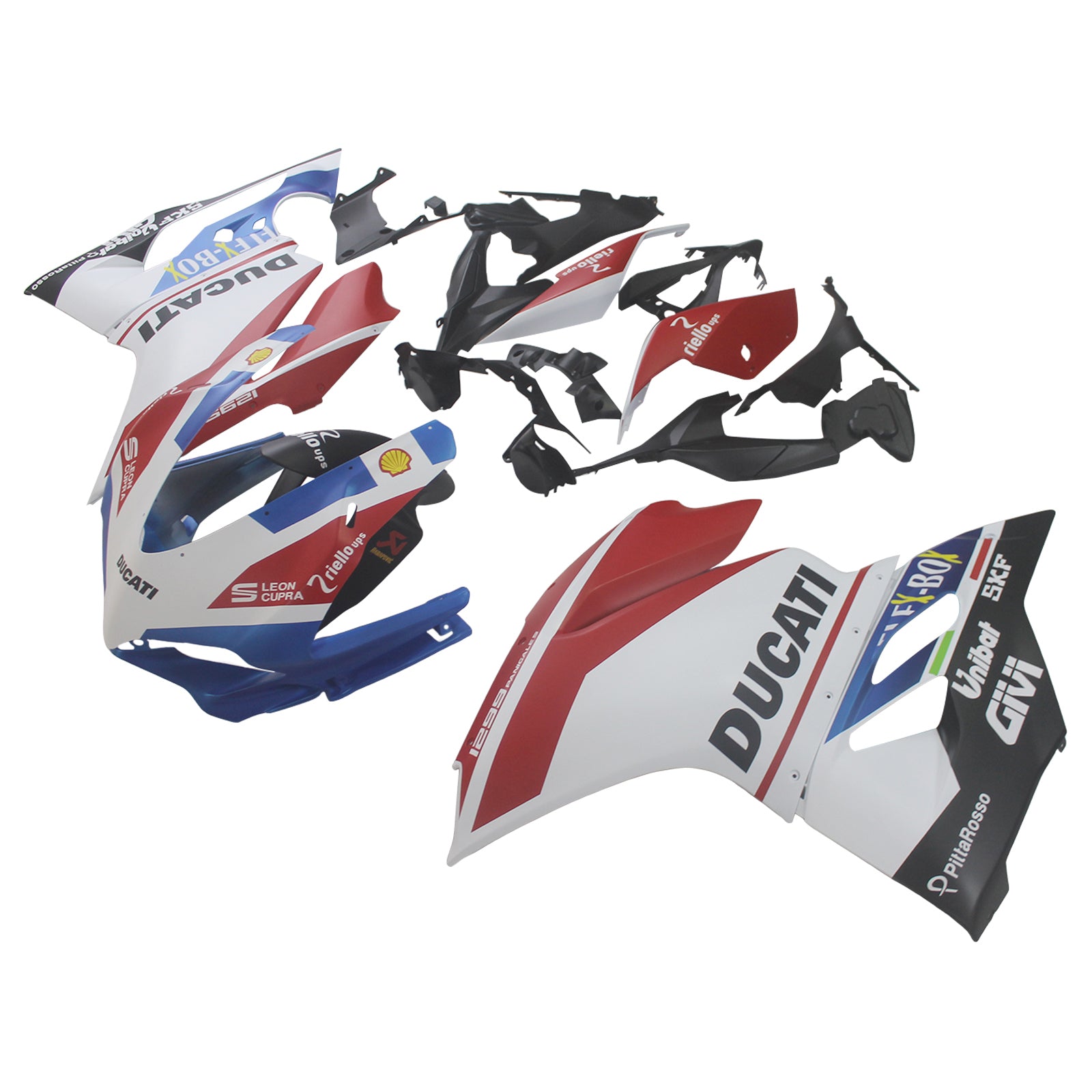 Amotopart 2015-2020 Ducati 1299 959 Red&Blue Fairing Kit