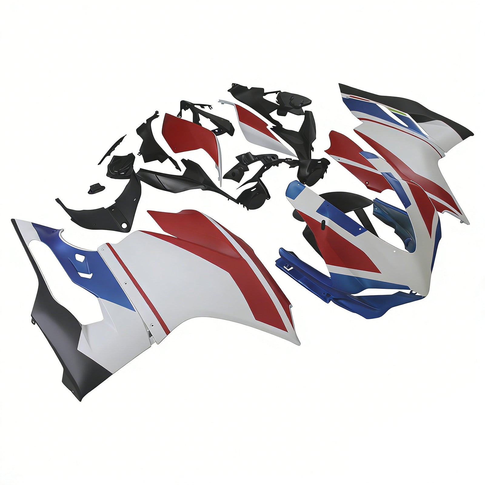 Amotopart 2015-2020 Ducati 1299 959 Red & Blue Fairing Kit