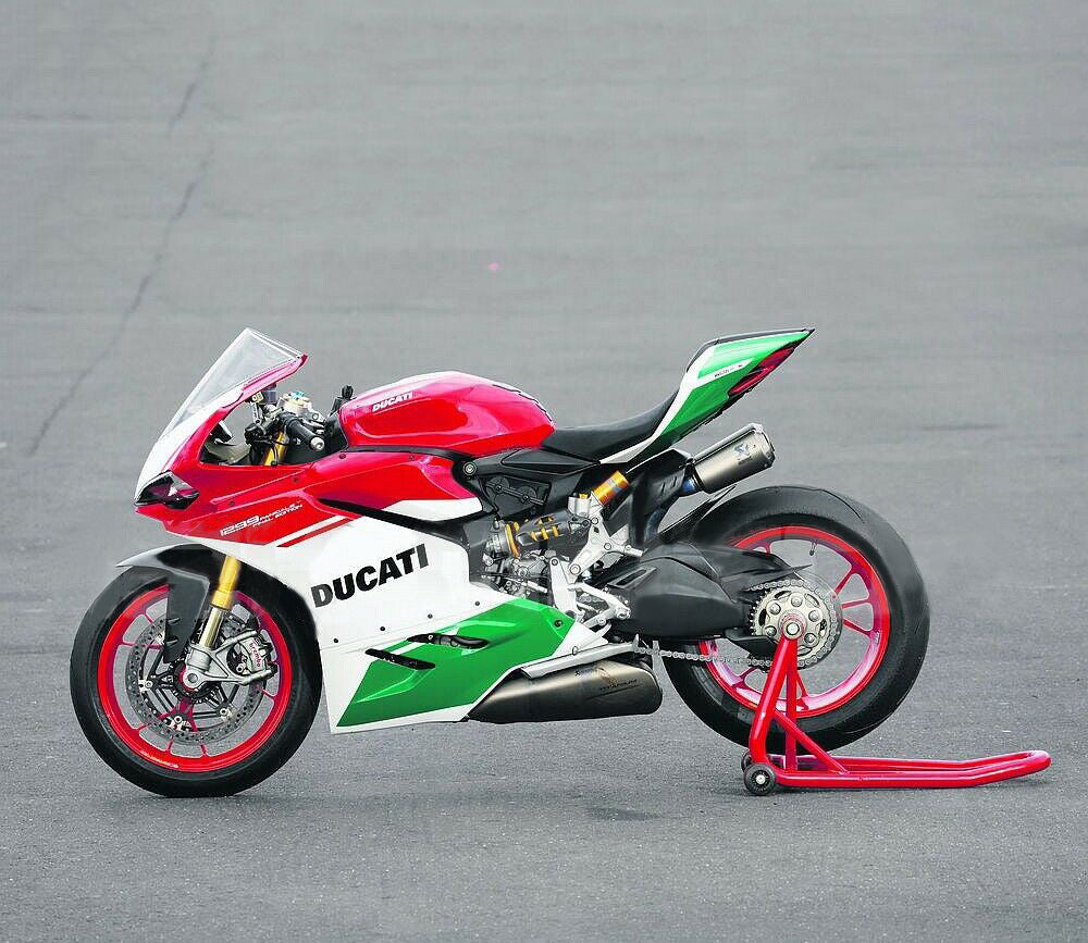 Amotopart 2015-2020 Ducati 1299 959 レッド&グリーン フェアリングキット