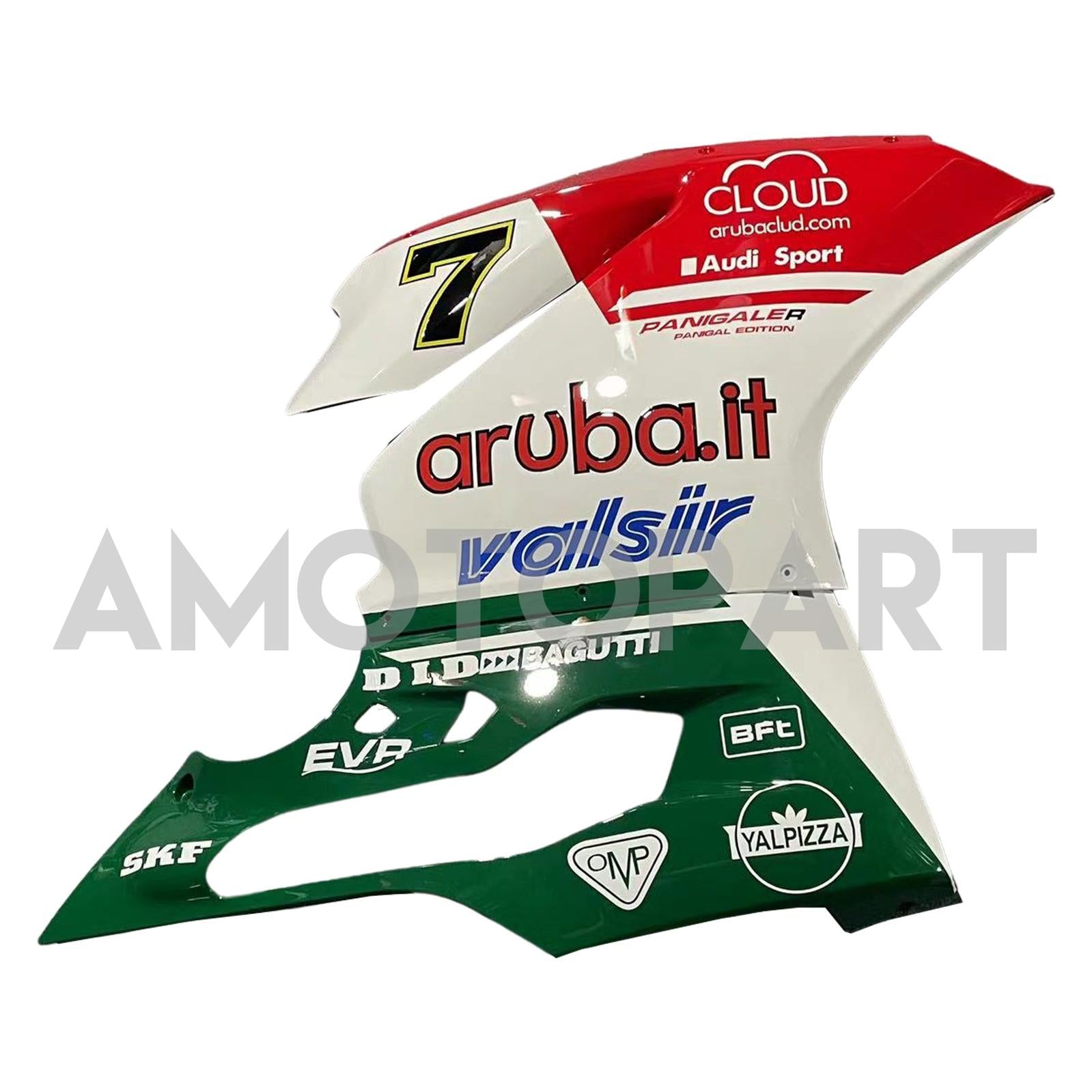 Amotopart 2015-2020 Ducati 1299 959 Red & Green Style2 Fairing Kit
