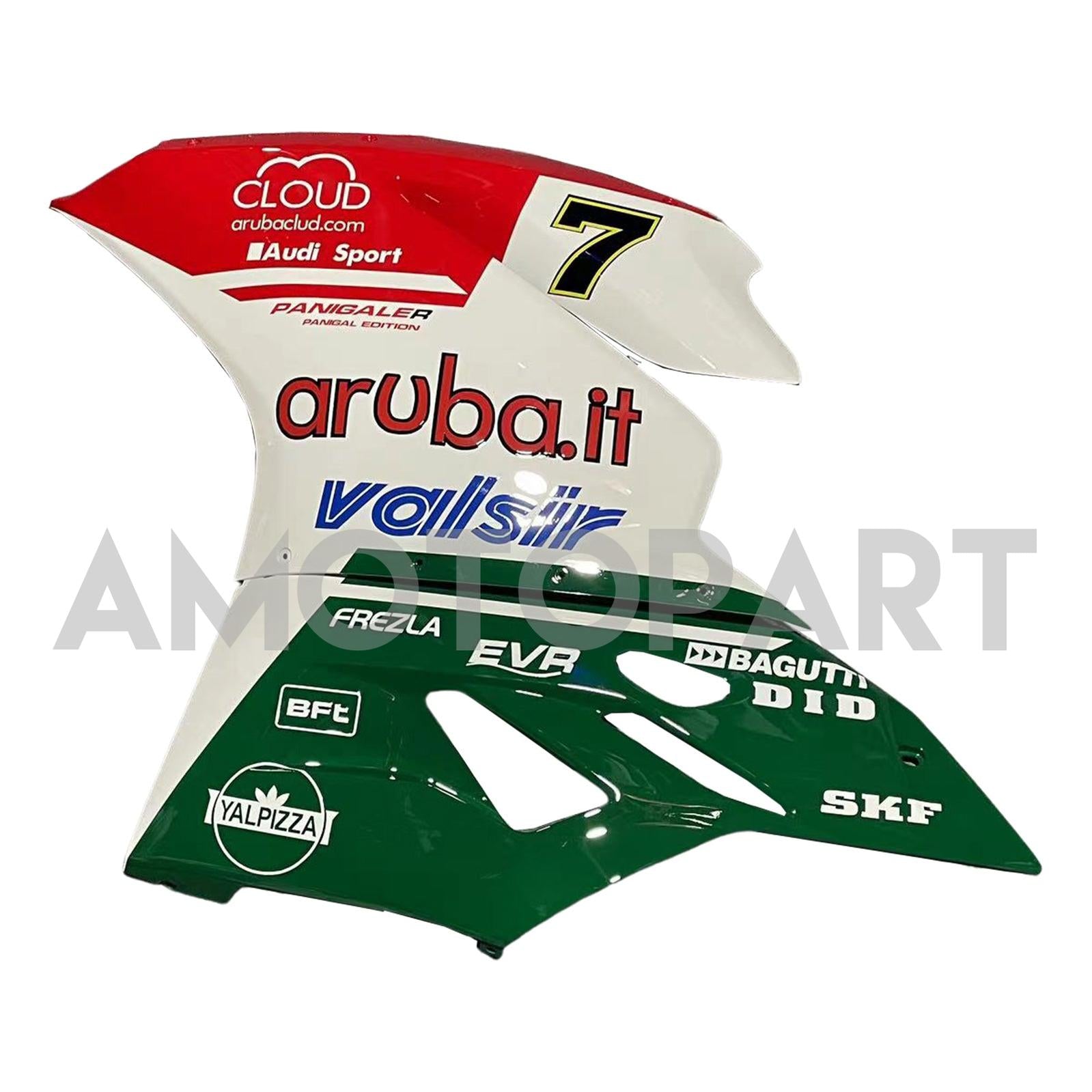 Amotopart 2015-2020 Ducati 1299 959 Red & Green Style2 Fairing Kit