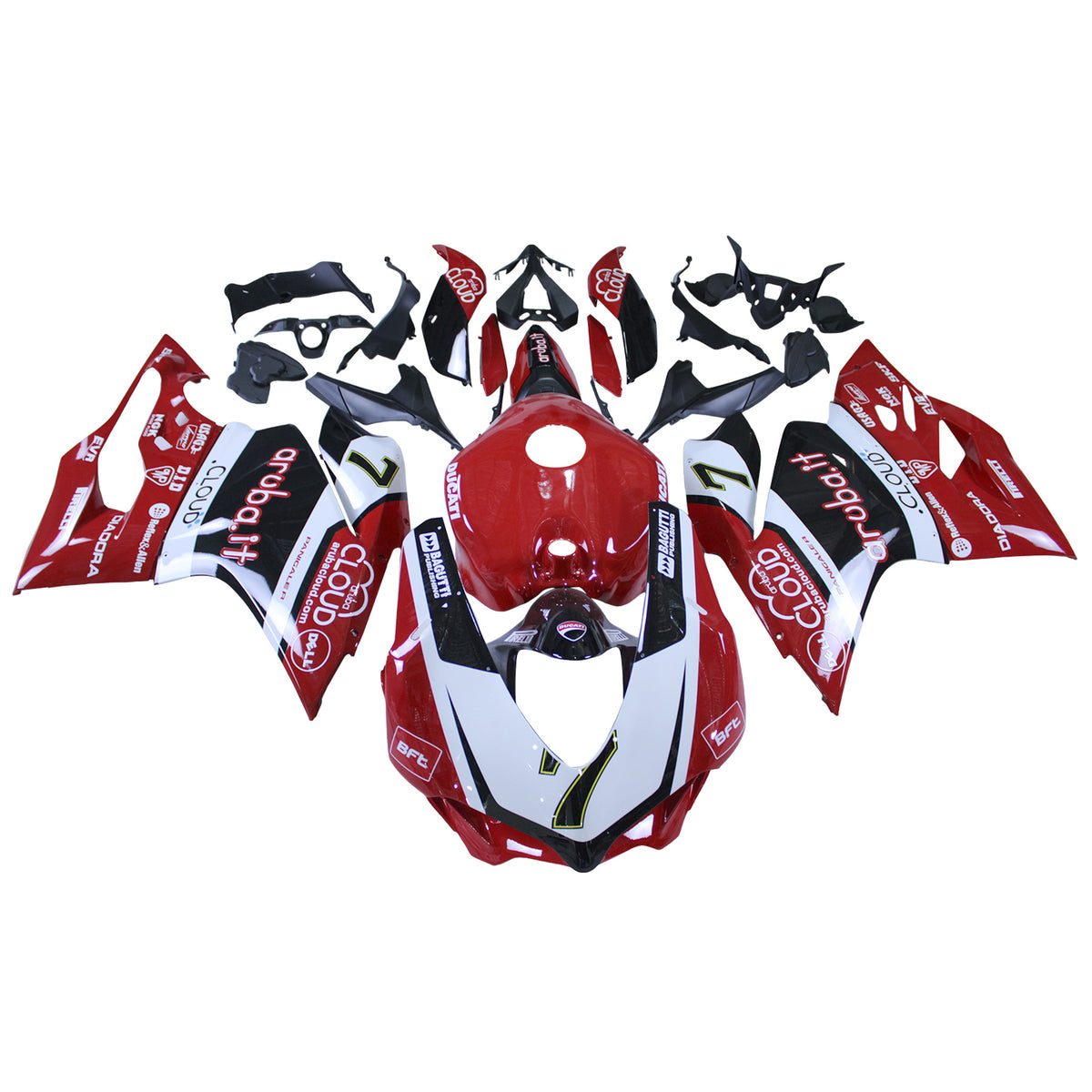 Kit carena Amotopart 2015-2020 Ducati 1299 959 Red Style6