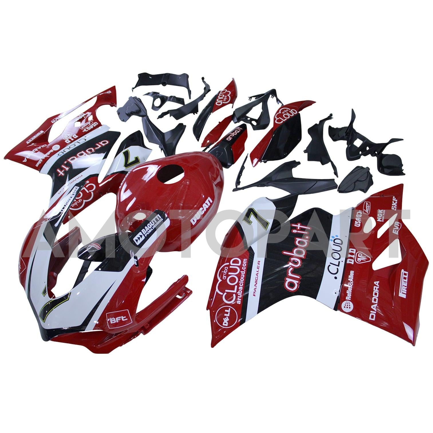 Amotopart 2015-2020 Ducati 1299 959 Red Style6 Fairing Kit