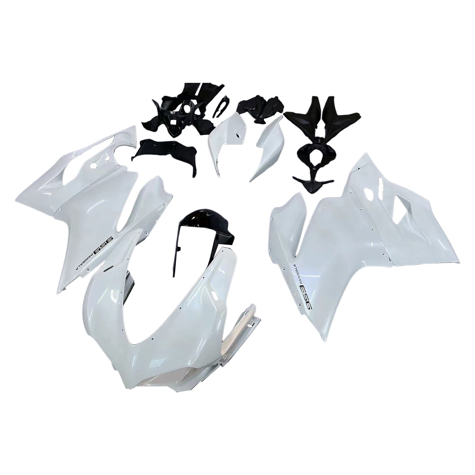 Amotopart 2015-2020 Ducati 1299 959 White Fairing Kit