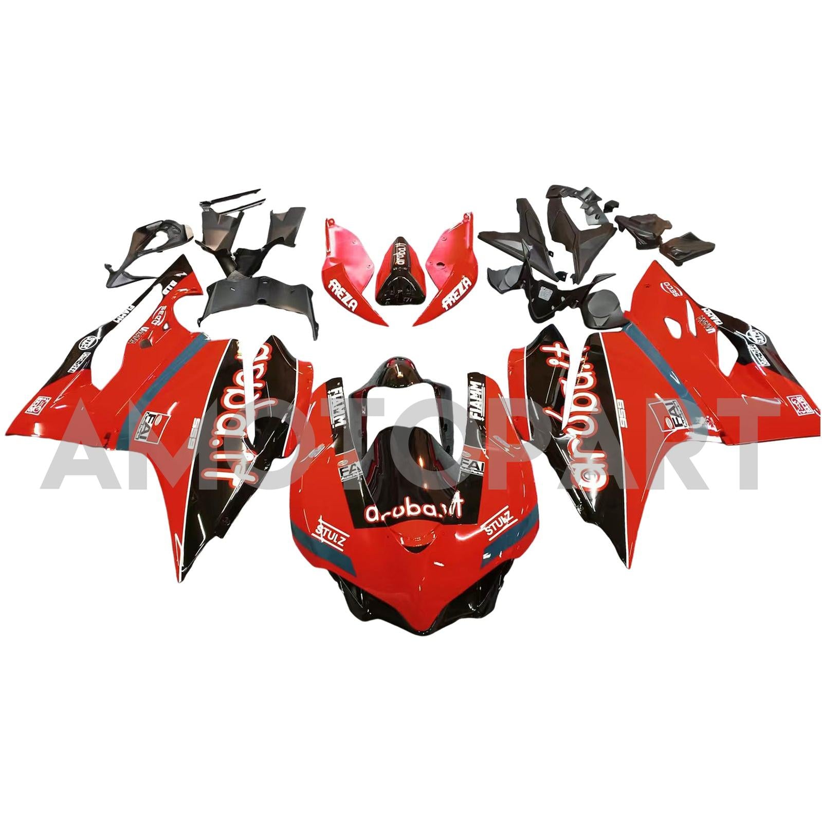 Amotopart 2015-2020 Ducati 1299 959 Red Style2 Fairing Kit