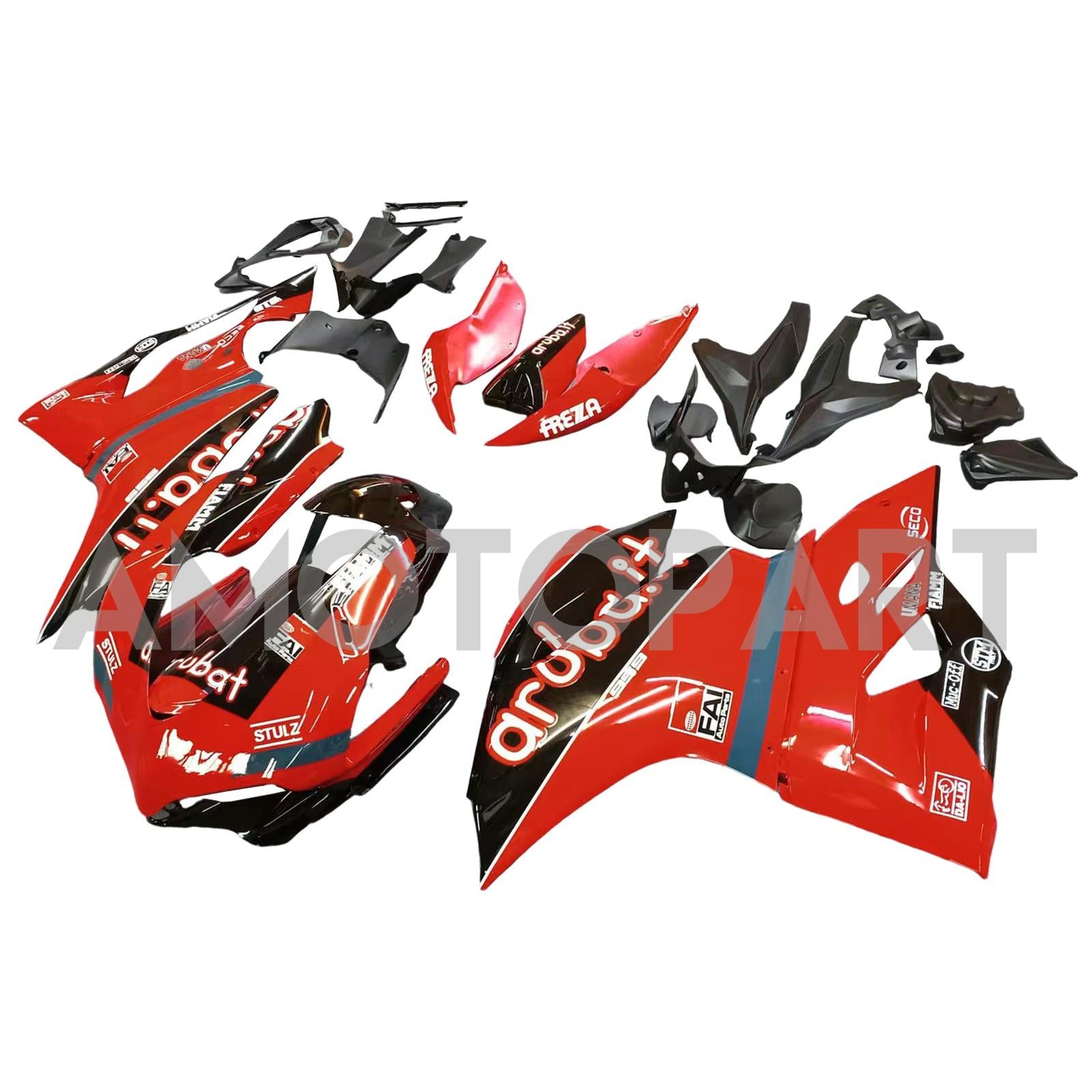 Amotopart 2015-2020 Ducati 1299 959 Red Style2 Fairing Kit