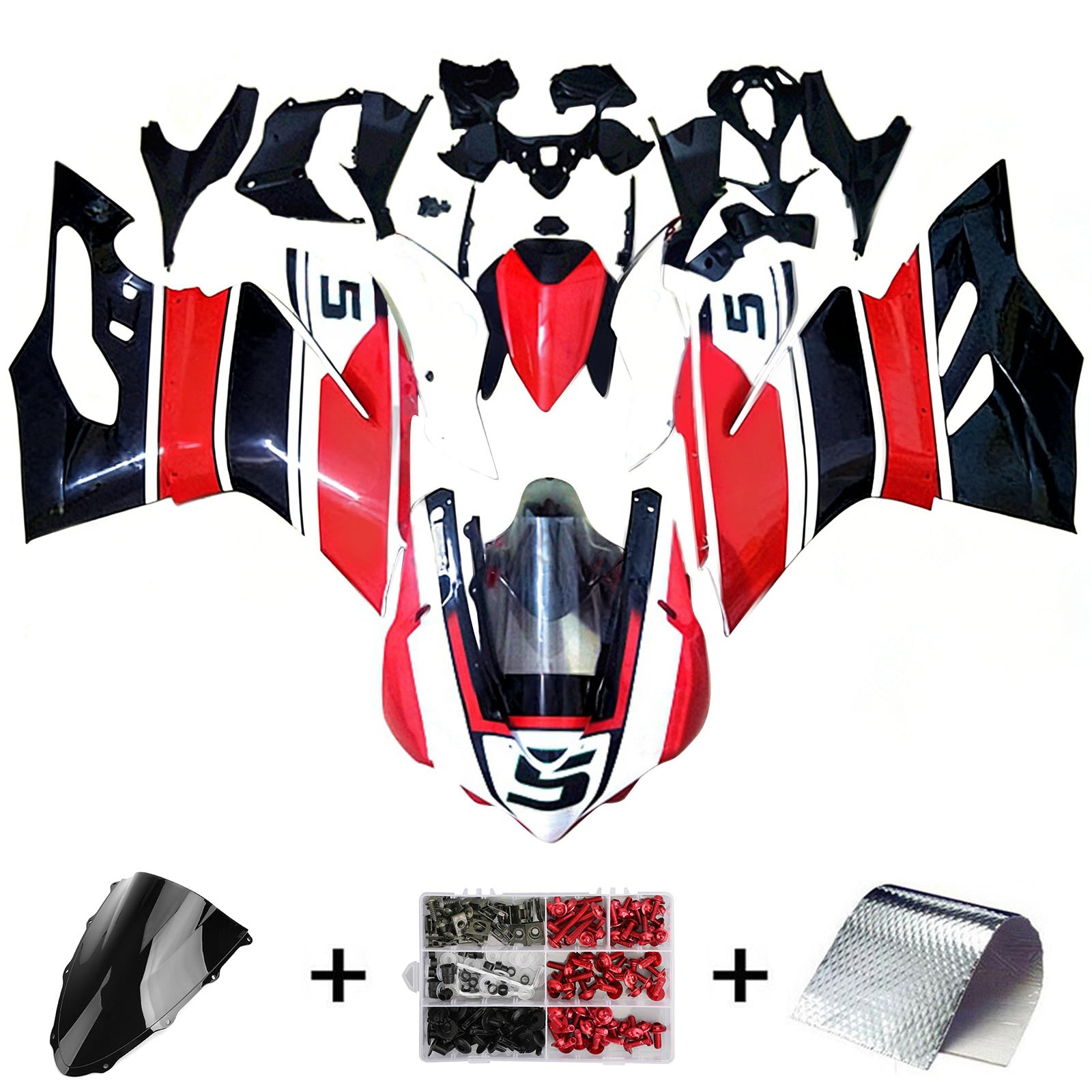 Kit carena Amotopart 2015-2020 Ducati 1299 959 Rosso Style4