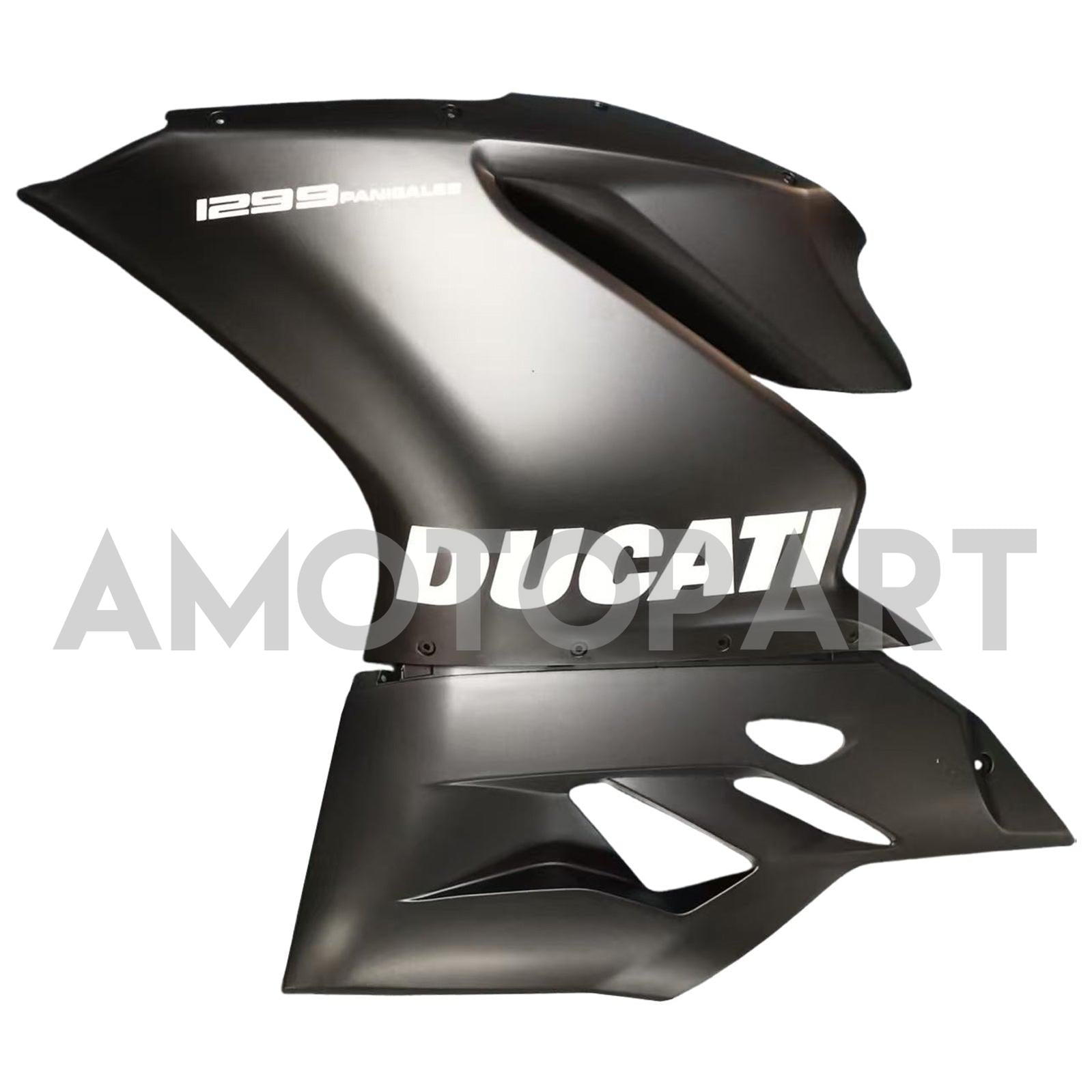 Amotopart 2015–2020 Ducati 1299/959 Mattschwarz-weißes Verkleidungsset