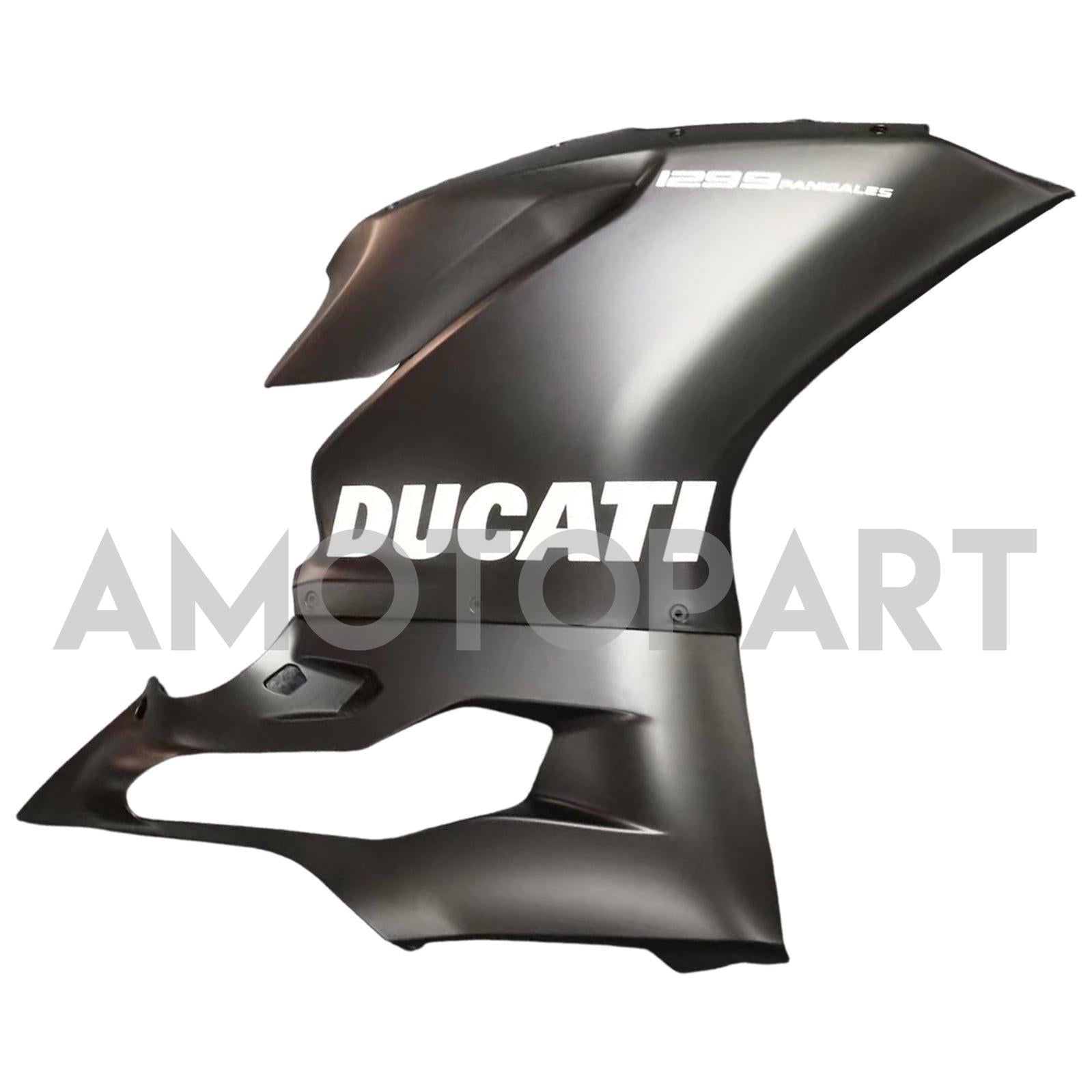 Amotopart 2015–2020 Ducati 1299/959 Mattschwarz-weißes Verkleidungsset