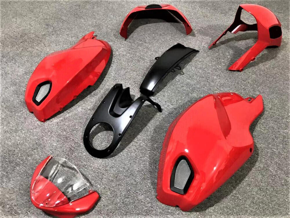 Amotopart Ducati All Years Monster 696/796/1100 S EVO Red Fairring Kit