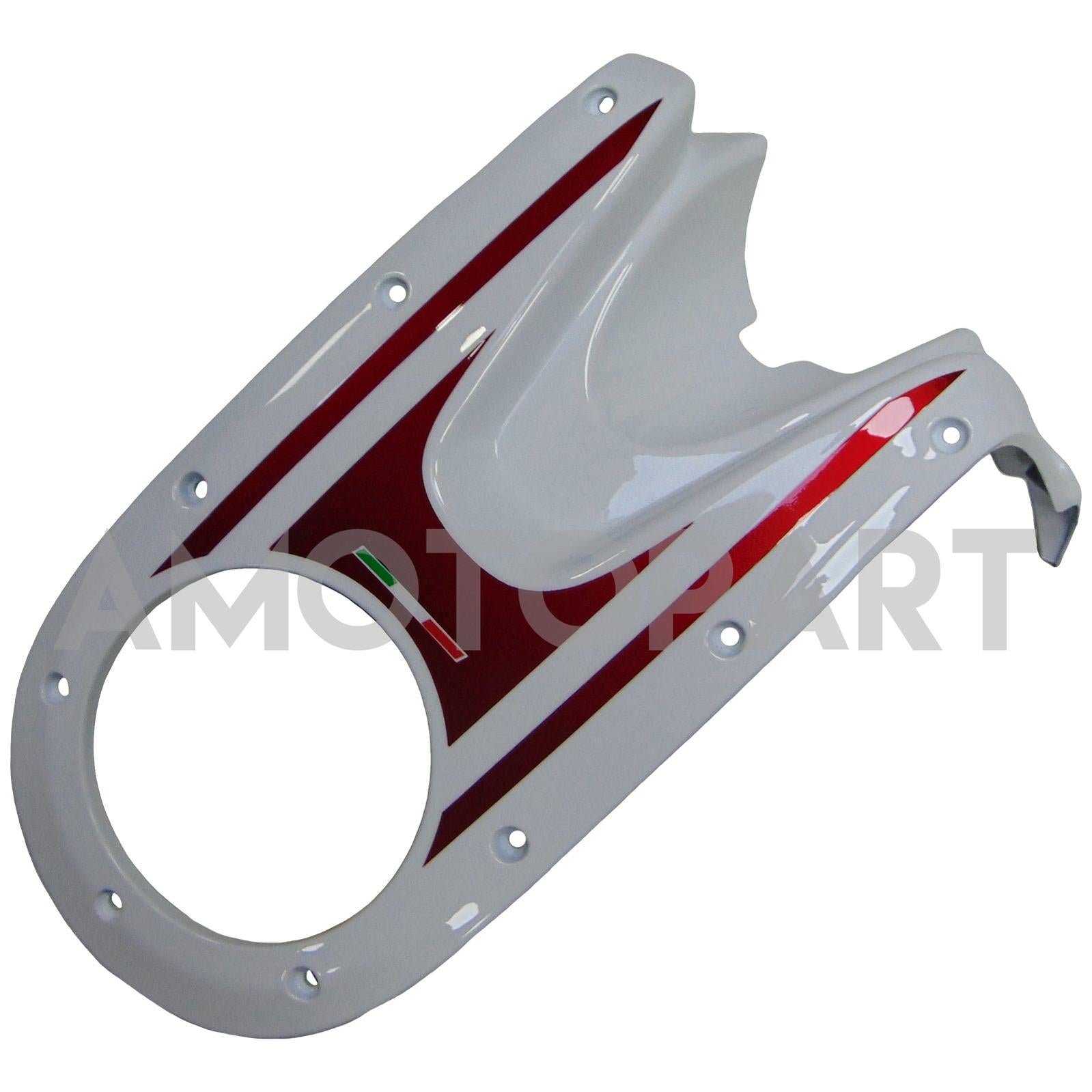 Amotopart Ducati All Years Monster 696/796/1100 S EVO White Fairing Kit