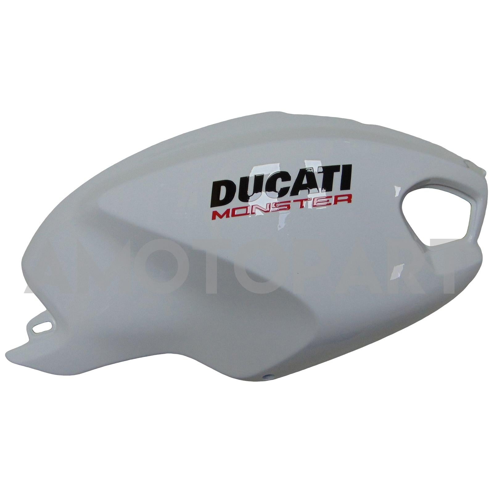 Amotopart Ducati All Years Monster 696/796/1100 S EVO White Fairing Kit